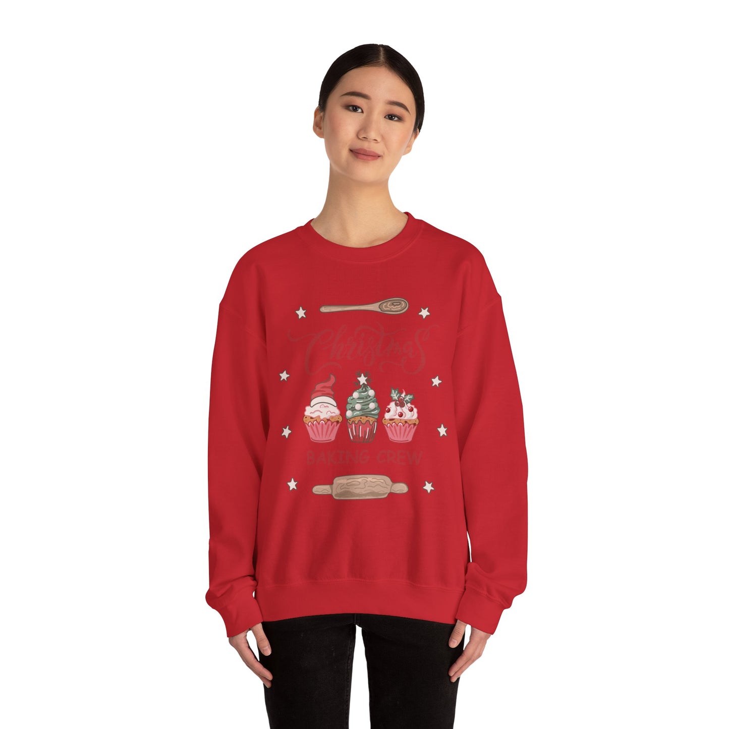 Christmas Baking Crew Sweatshirt, Family Christmas Baking Team Matching Sweater, Christmas Baking Christmas Shirts, Christmas Cookie Crew Sweatshirt Printify