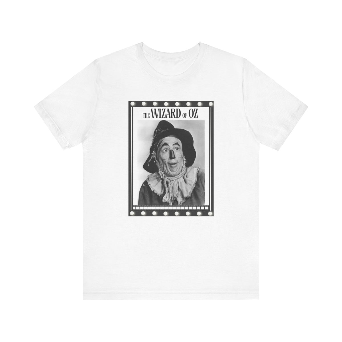Wizard of Oz Scarecrow Portrait Tee | Vintage Movie Poster T-shirt