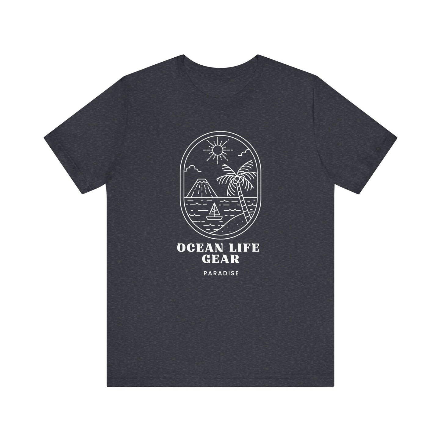 Scuba Diving Gift, Snorkel Tee, Scuba Diving Shirt, Scuba Diver Gift, Ocean Lover TShirt, Gifts For Snorkeler Scuba Divers, Ocean Life T-Shirt Printify Heather Navy XS