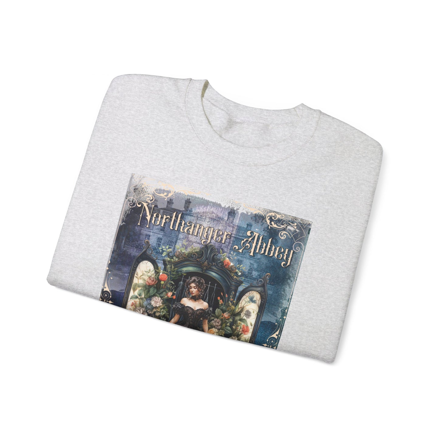 Jane Austen Sweatshirt, Northanger Abbey Historical Romance Sweater, Bookish Literary Jane Austen Fan Art Gift, Gift for Her, Bookclub Shirt Sweatshirt Printify