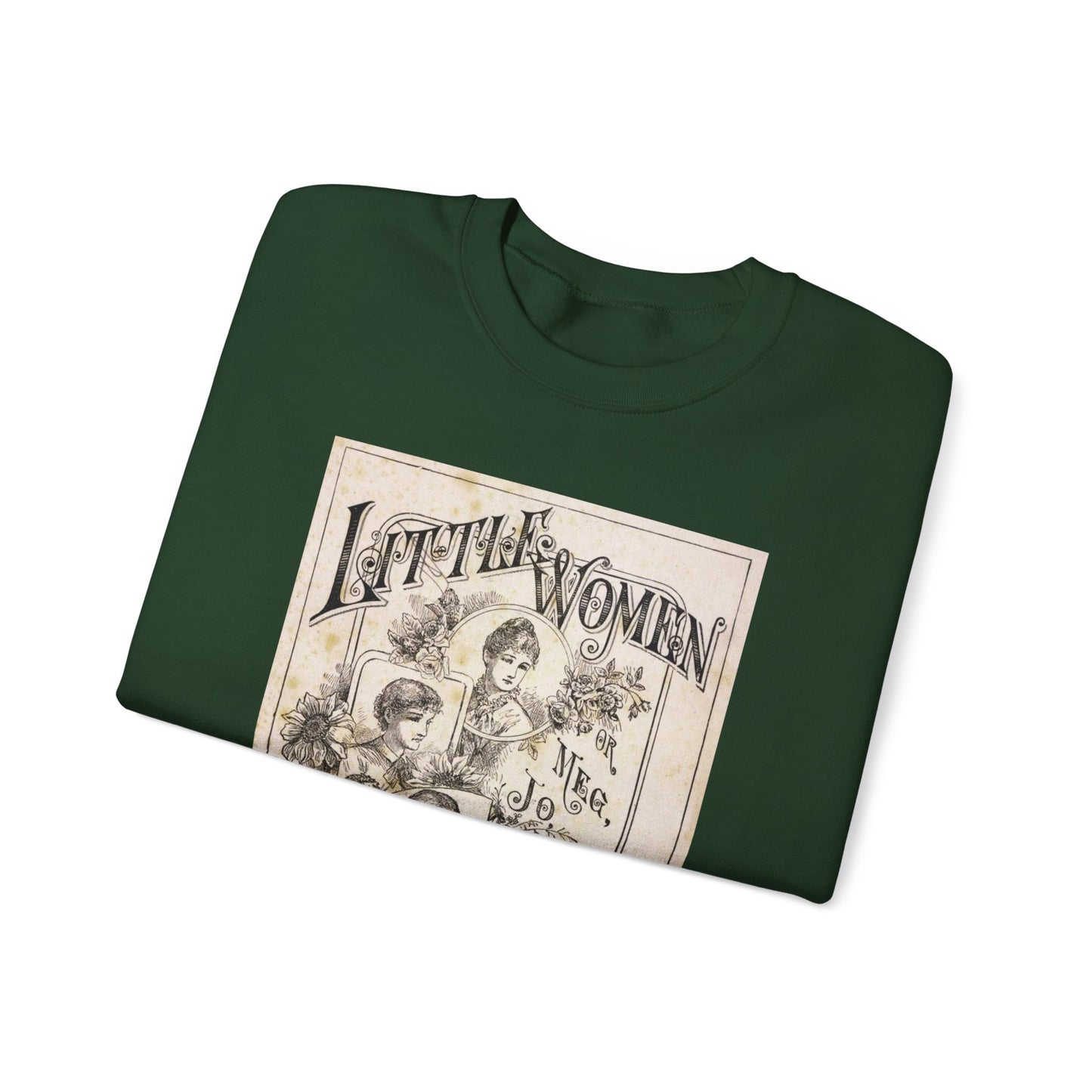 Little Women Sweatshirt, Louisa May Alcott Historical Romance Sweater, Bookish Literary Fan Art Gift, Gift for Her, Bookclub Crewneck Shirt Sweatshirt Printify