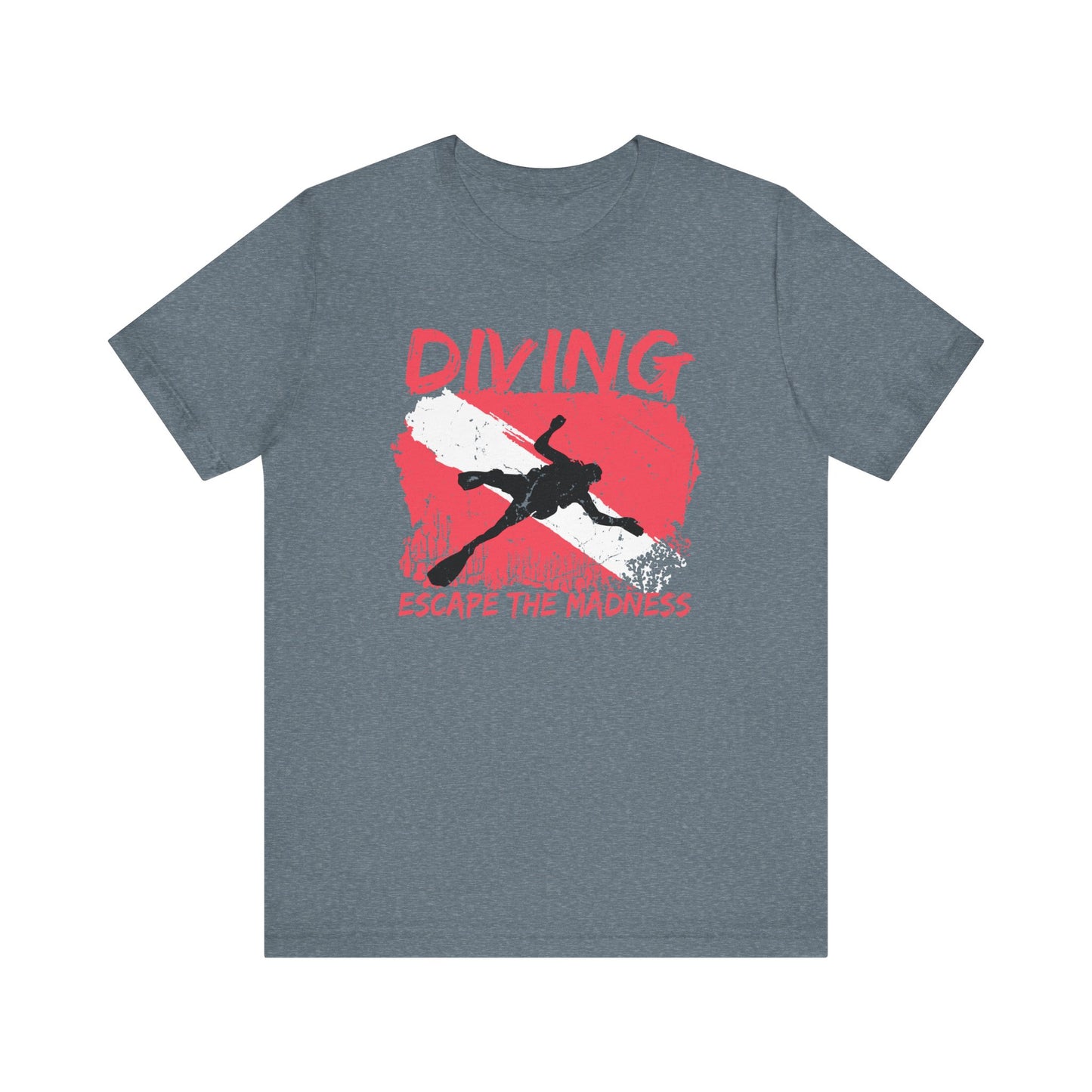 Scuba Diving Gift, Scuba Diving Shirt, Scuba Diver Gift, Diver TShirt, Gifts For Scuba Divers, Ocean Scuba Diving Shirt, Ocean Life Gear T-Shirt Printify Heather Slate XS