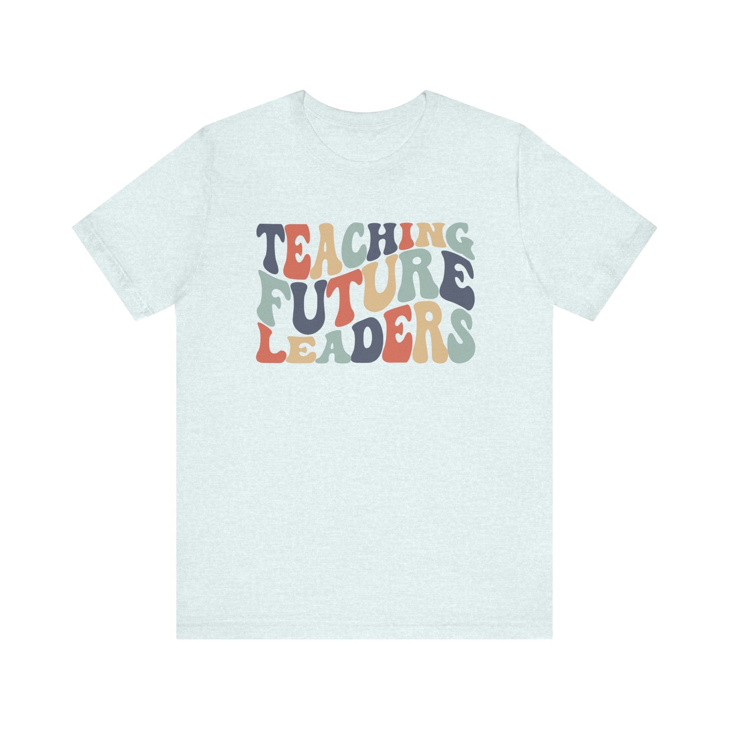 Cute Teacher TShirt Gift, Education Tee, Elementary School Teacher Appreciation, Funny Back To School Shirt, Teacher T-Shirt, Teacher Tee, T-Shirt Printify Heather Ice Blue XS