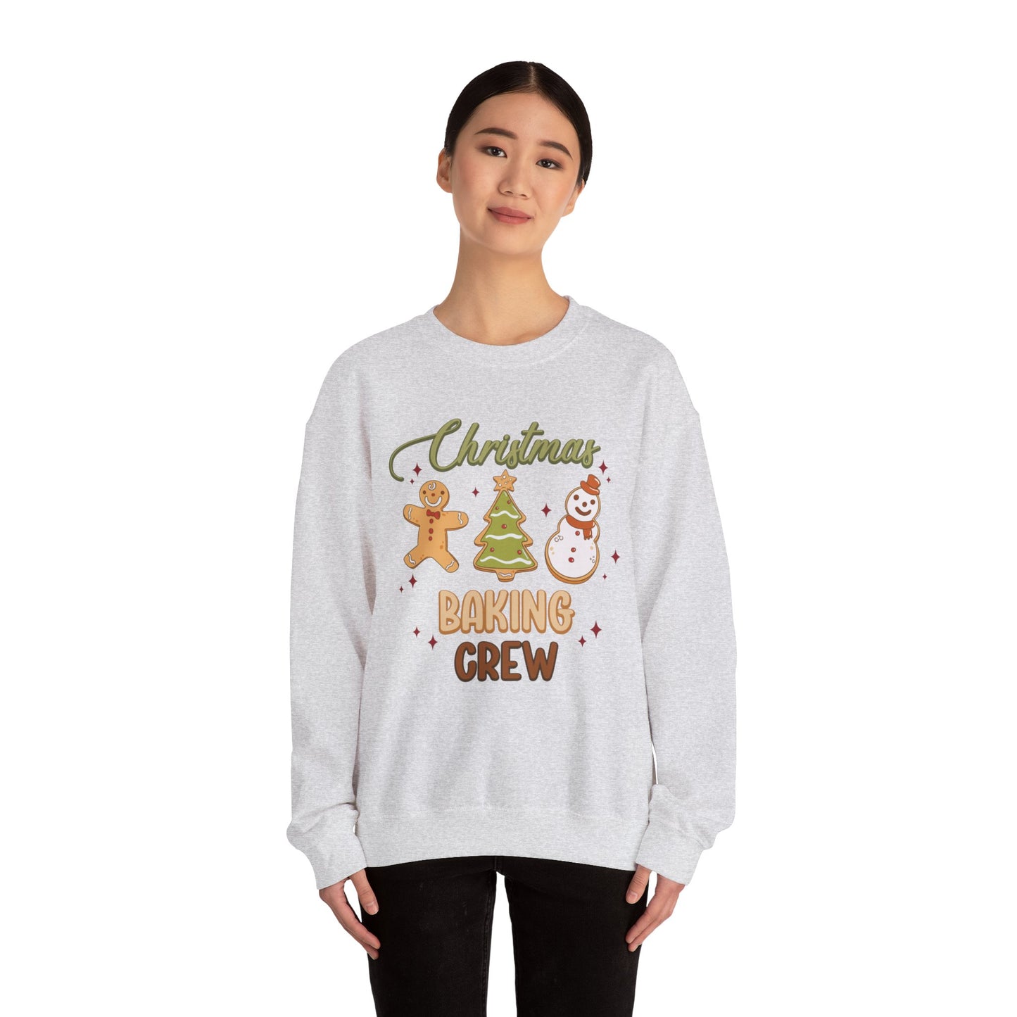 Christmas Baking Crew Sweatshirt, Christmas Baking Team Matching Sweater, Christmas Baking Women's Christmas Shirts, Christmas Cookie Crew Sweatshirt Printify