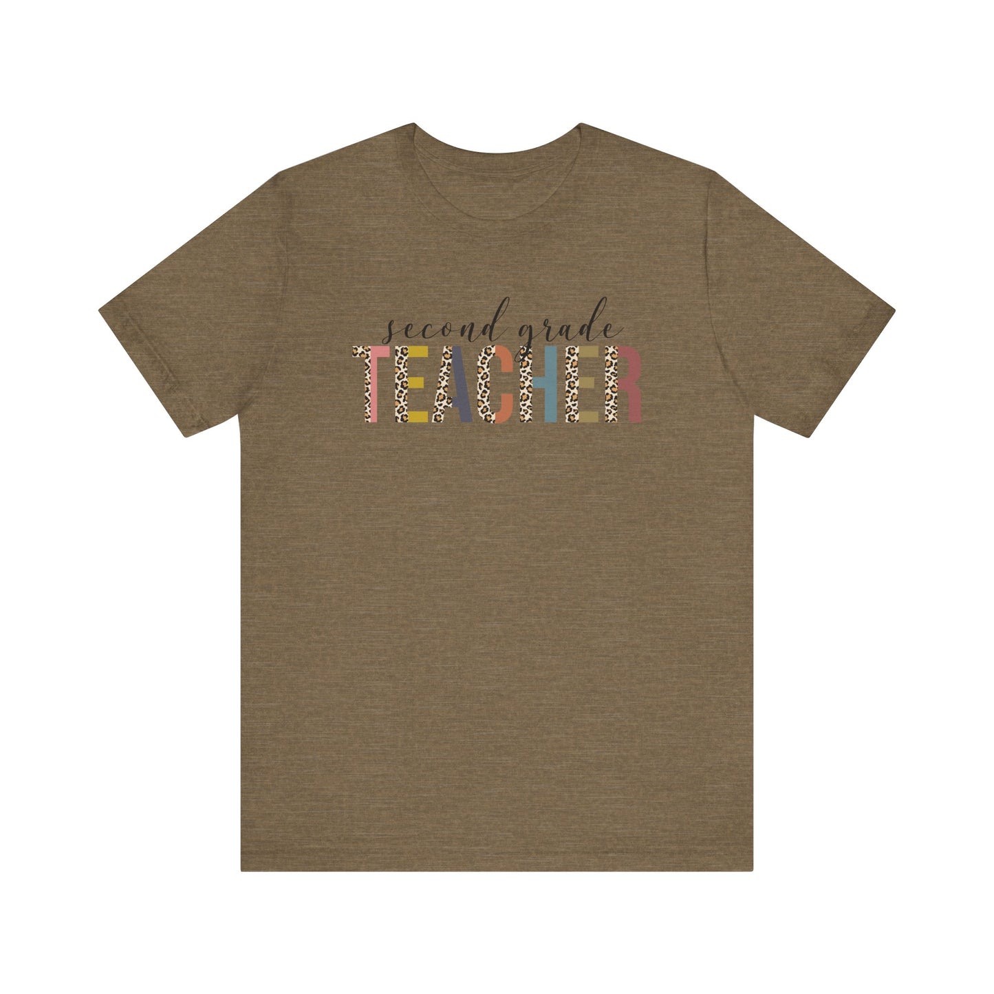 Cute Teacher TShirt Gift, Education Tee, Elementary School Teacher Appreciation, Funny Back To School Shirt, Teacher T-Shirt, Teacher Tee T-Shirt Printify Heather Olive XS