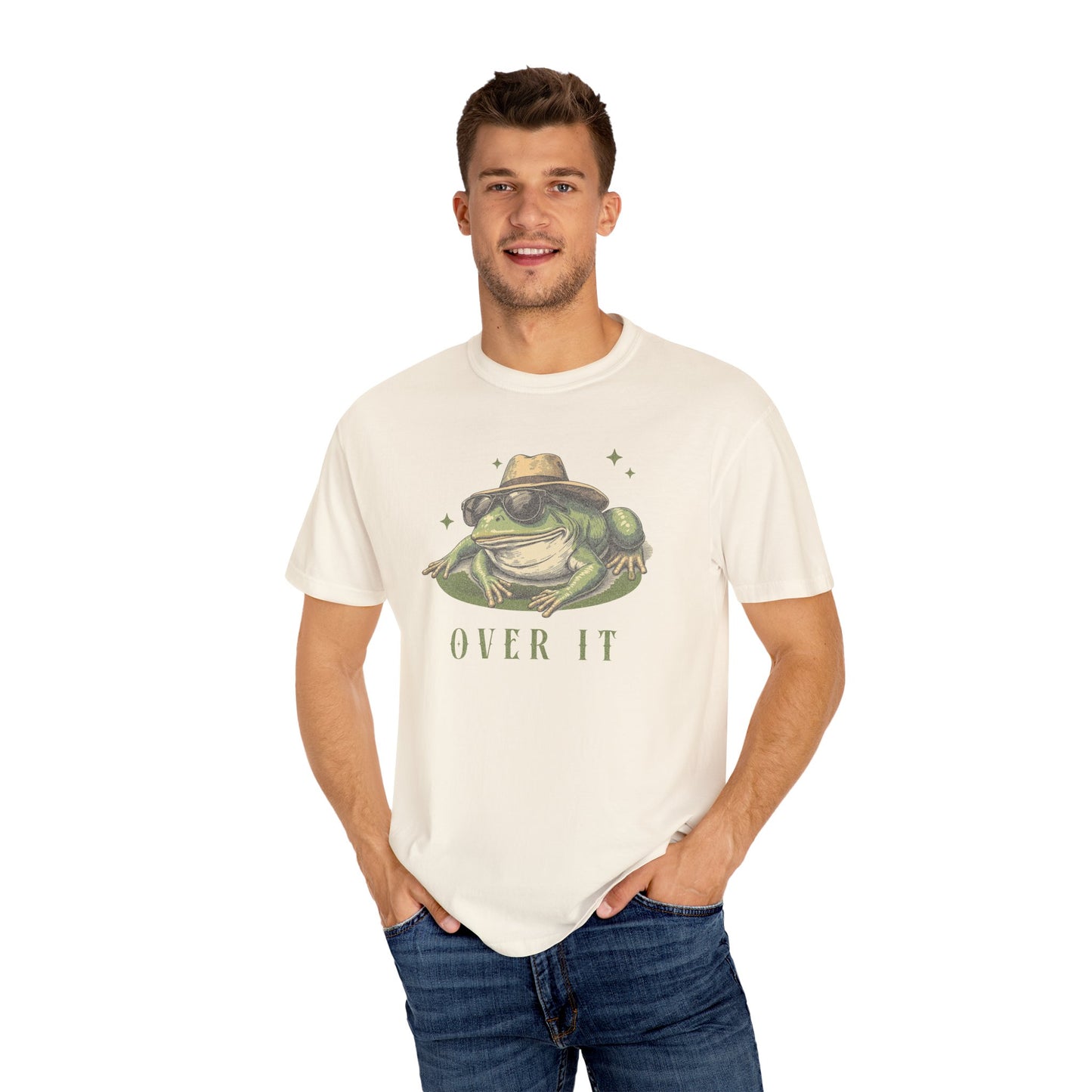 Funny Frog T-Shirt Retro Froggy Meme Shirt Vintage Frog And Toad Aesthetic Frog Lover Gift For Her Over It Vibes Birthday Viral Trendy Shirt T-Shirt Printify