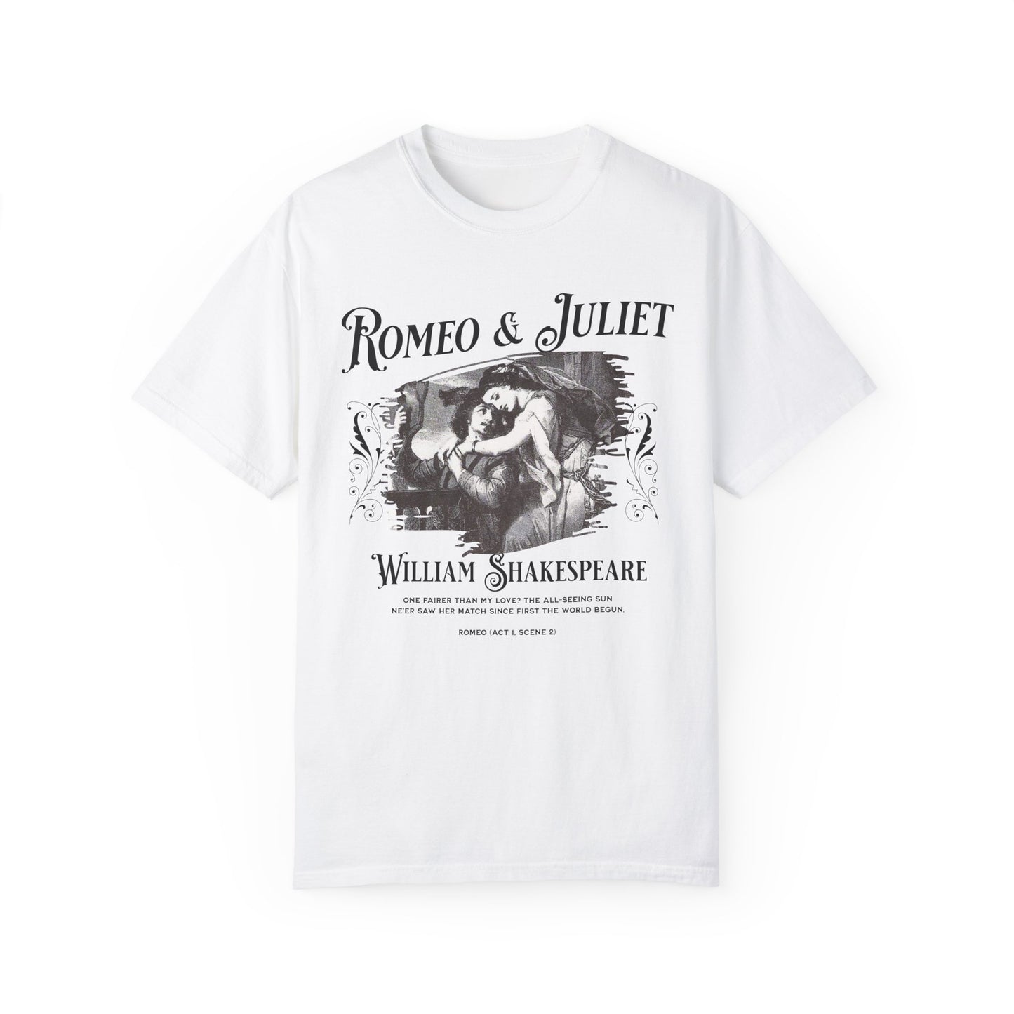 Romeo And Juliet TShirt Gift For William Shakespeare Fan Theatre Lovers Shirt Dark Academia Gift Bookish Merch Playwrite Actor Gift T-Shirt Printify White S