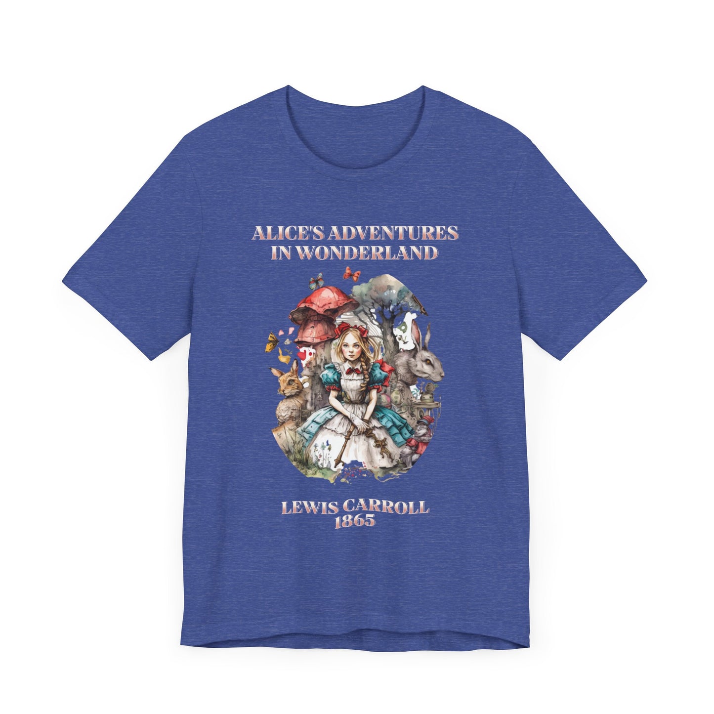 Unisex Jersey Short Sleeve Tee Alice in Wonderland T-Shirt Printify