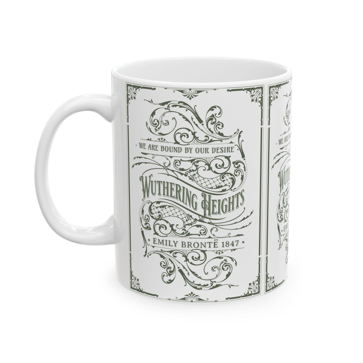 Wuthering Heights Coffee Mug Emily Brontë Historical Romance Reader Gift For BFF Bookish Literary Gift, Heathcliffe Catherine Bookclub Gift Mug Printify