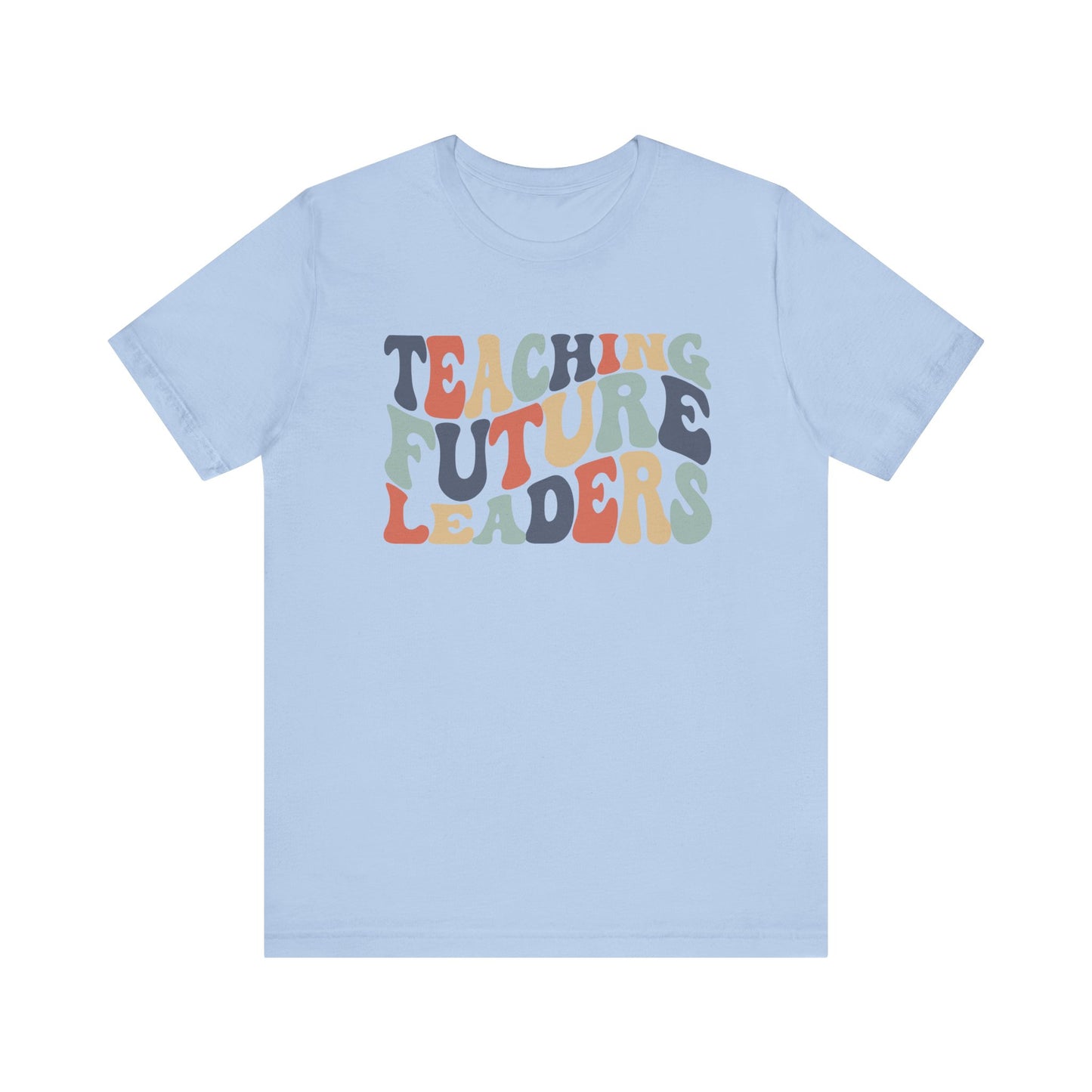 Cute Teacher TShirt Gift, Education Tee, Elementary School Teacher Appreciation, Funny Back To School Shirt, Teacher T-Shirt, Teacher Tee, T-Shirt Printify Baby Blue XS
