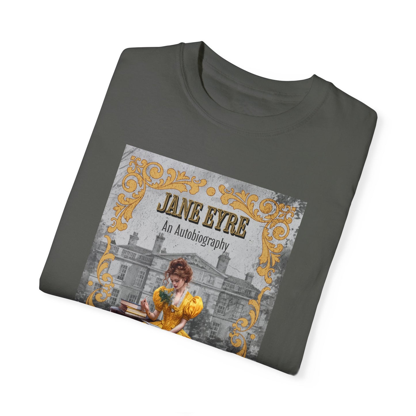 Jane Eyre T-shirt, Charlotte Brontë Historical Romance Comfort Colors Tee, Bookish Literary Brontë Sisters Fan Art Gift for Her, Bookclub T-Shirt Printify