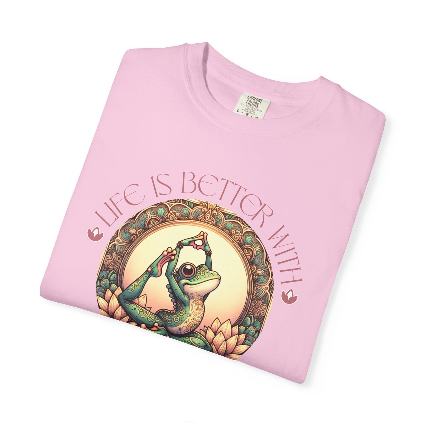 Yoga Frog Life Is Better With Yoga Unisex T-Shirt, Casual Wear, Highlander Fan Gift,