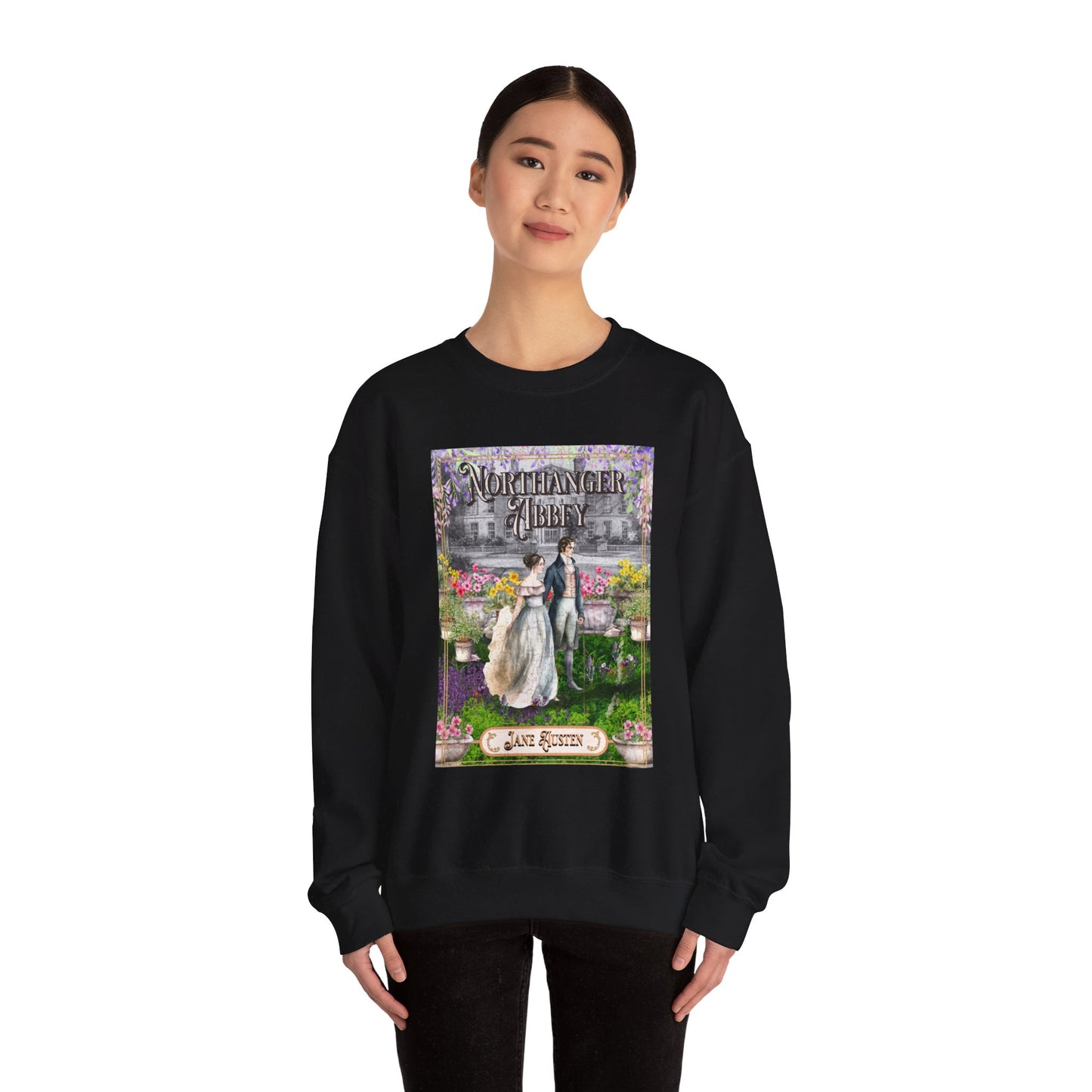 Jane Austen Sweatshirt, Northanger Abbey Historical Romance Sweater, Bookish Literary Jane Austen Fan Art Gift, Gift for Her, Bookclub Shirt Sweatshirt Printify