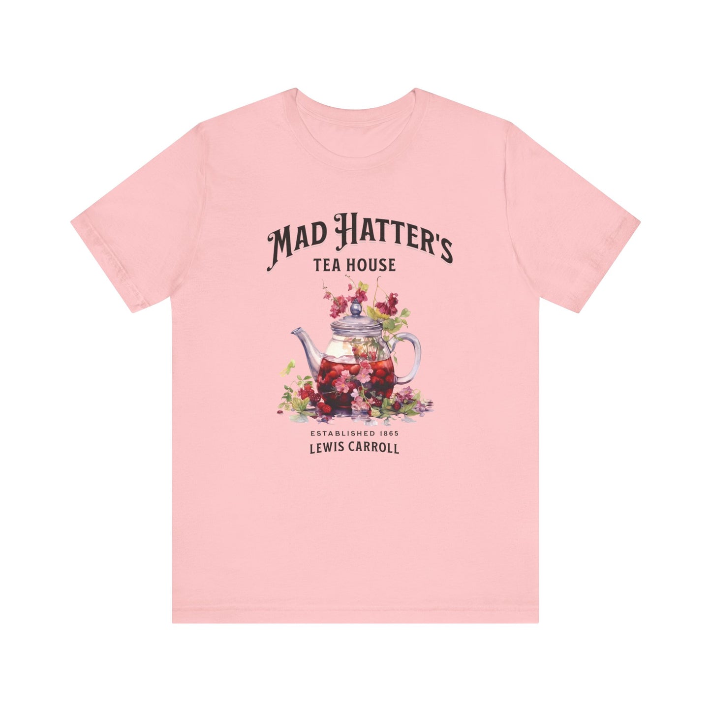 3001 Unisex Jersey Short Sleeve Tee Alice in Wonderland T-Shirt Printify Pink S