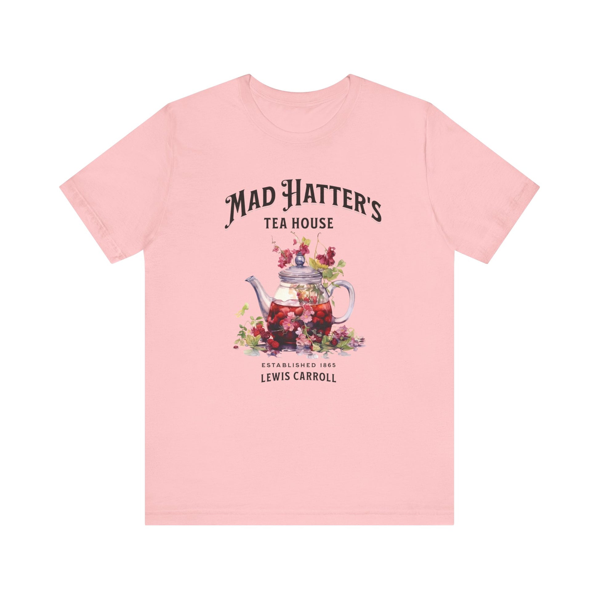 3001 Unisex Jersey Short Sleeve Tee Alice in Wonderland T-Shirt Printify Pink S