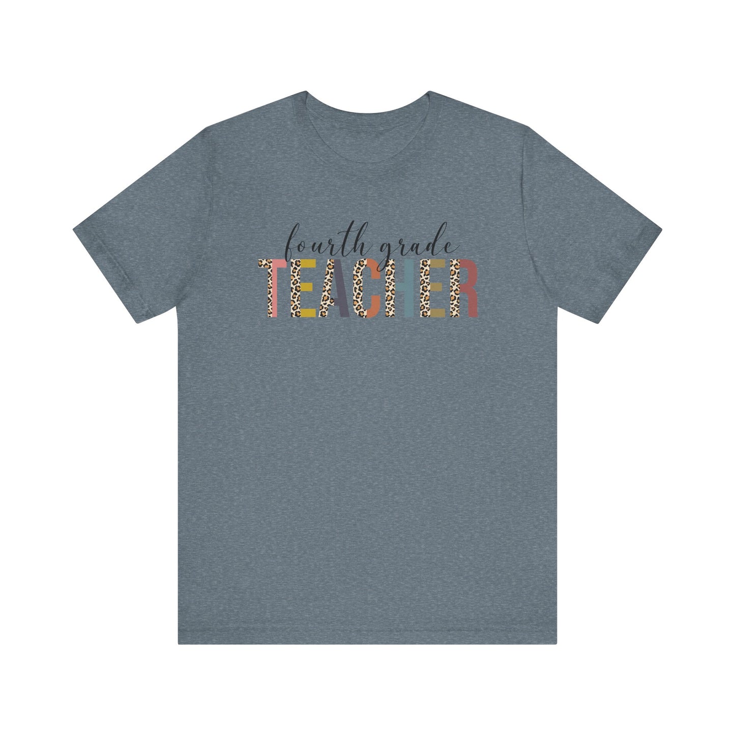 Cute Teacher TShirt Gift, Education Tee, Elementary School Teacher Appreciation, Funny Back To School Shirt, Teacher T-Shirt, Teacher Tee T-Shirt Printify Heather Slate XS