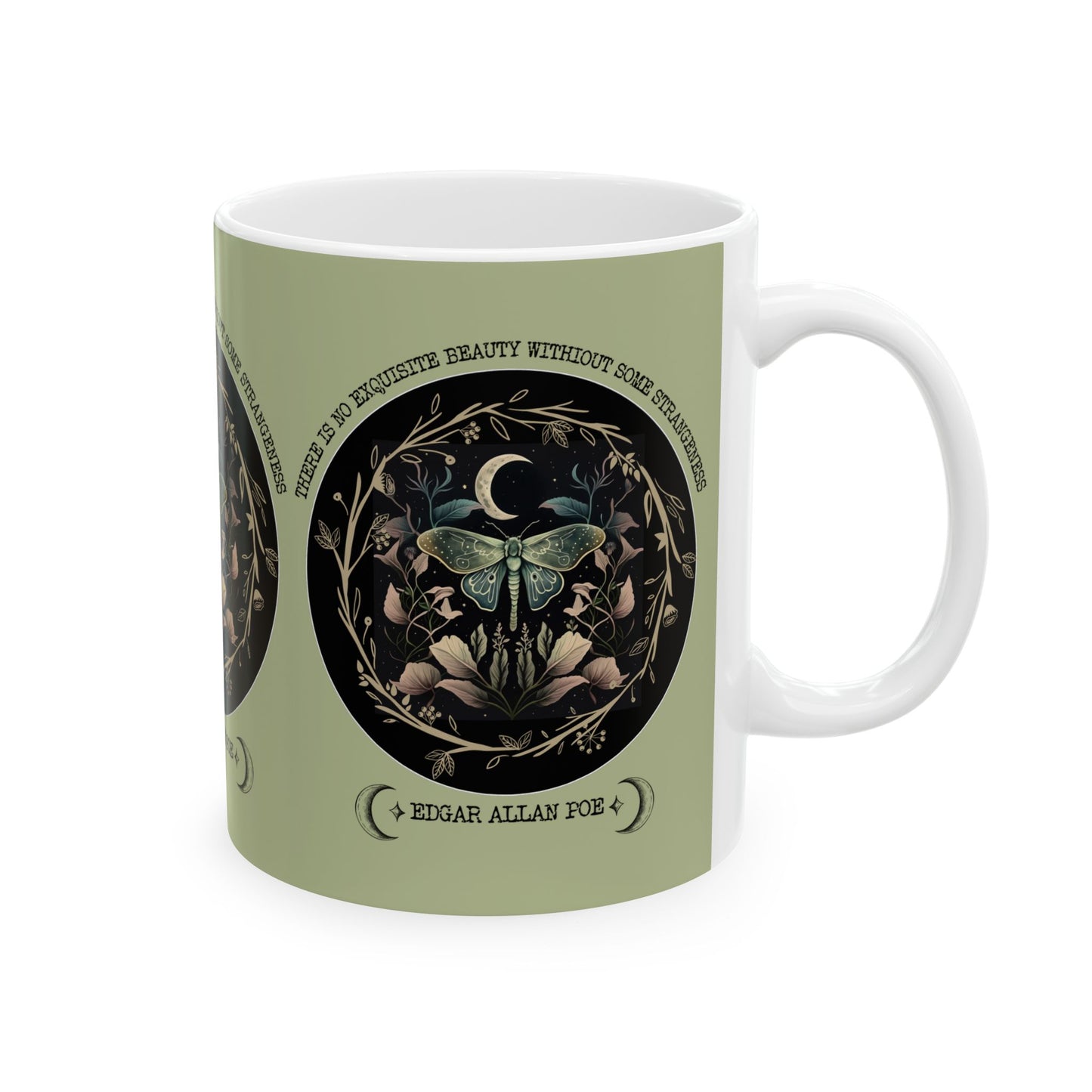 Edgar Allan Poe Coffee Mug Nevermore The Raven Coffee Cup Gift For Book Lover Reader Gifts For Gothic Dark Academia Bookish Birthday Gift Mug Printify