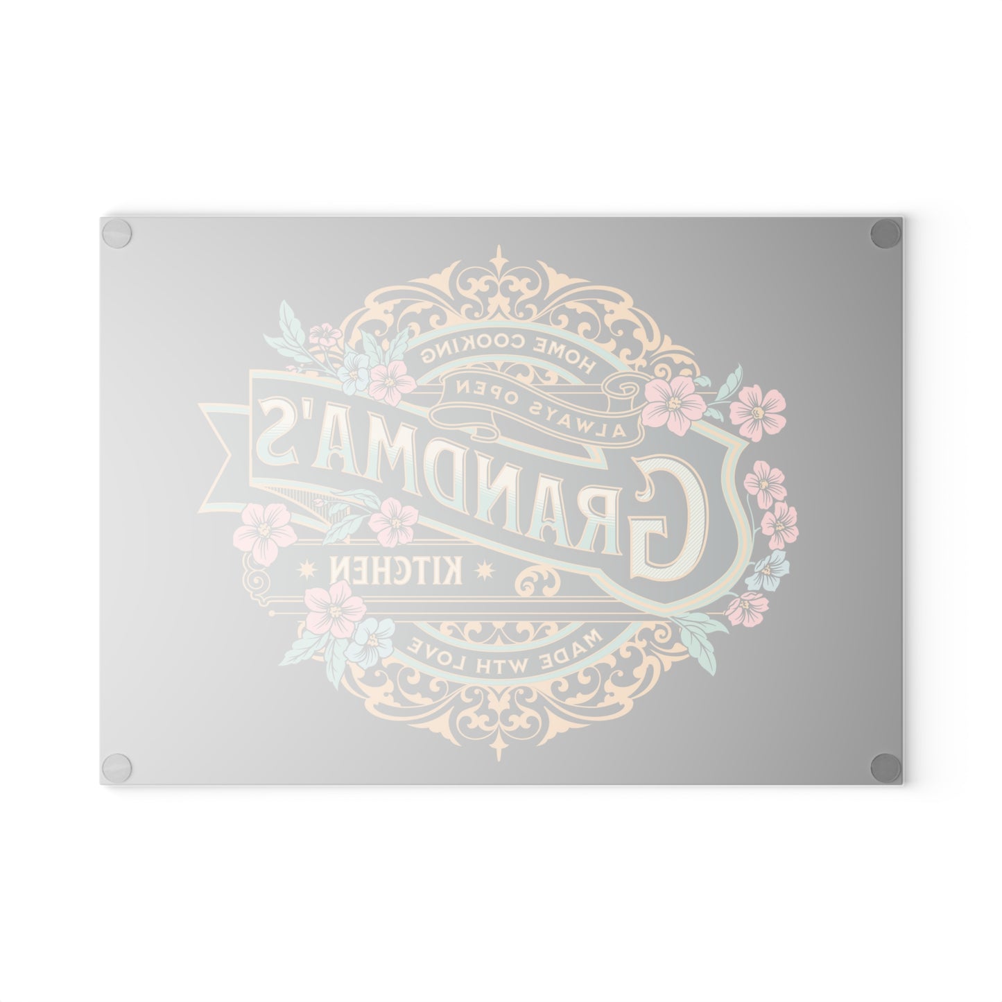 Charcuterie Board, House Warming Gift, Tempered Glass Cutting, Chopping or Serving Board, Wedding, Realtor, Shower, Host, Chef, Holi Home Decor Printify