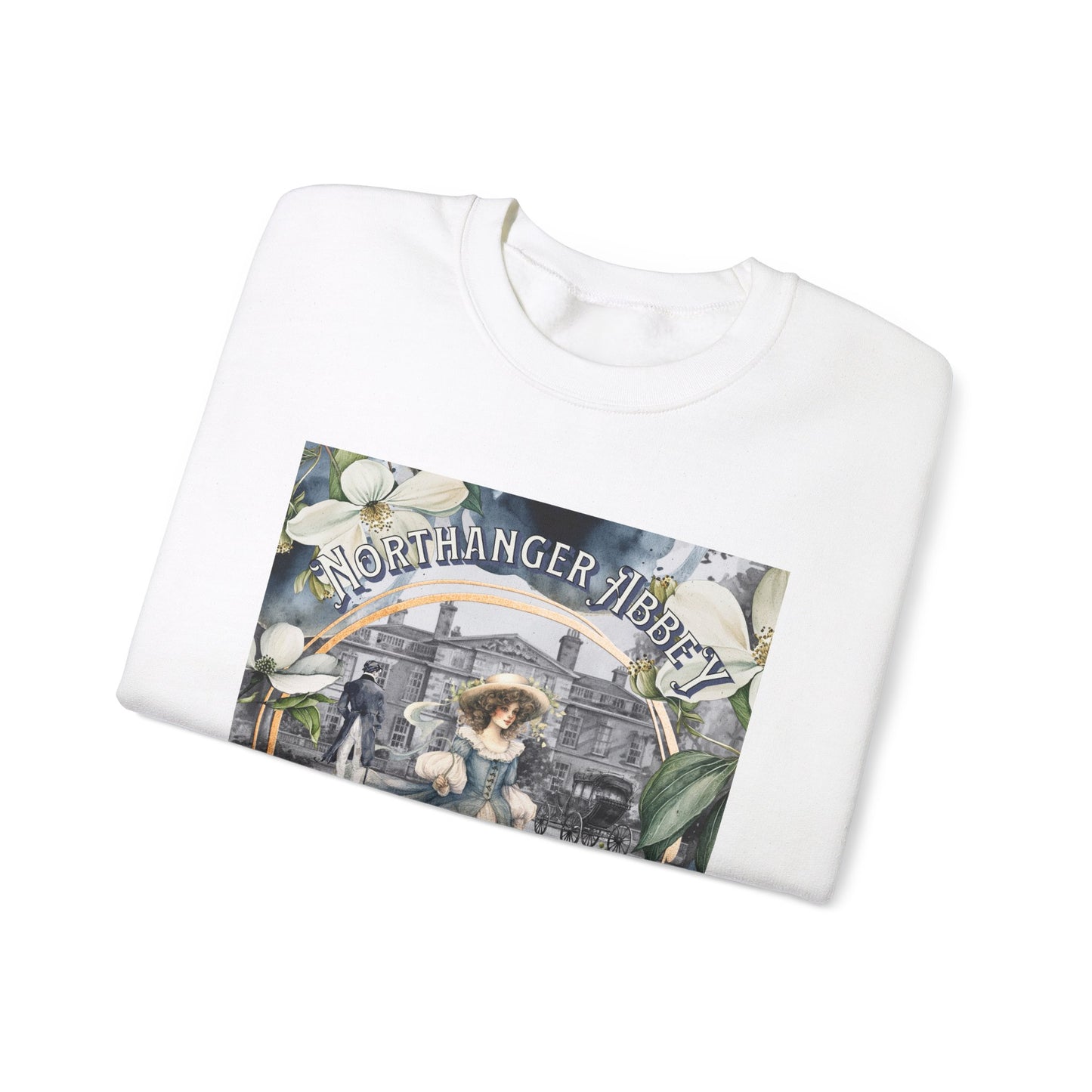 Jane Austen Sweatshirt, Northanger Abbey Historical Romance Sweater, Bookish Literary Jane Austen Fan Art Gift, Gift for Her, Bookclub Shirt Sweatshirt Printify