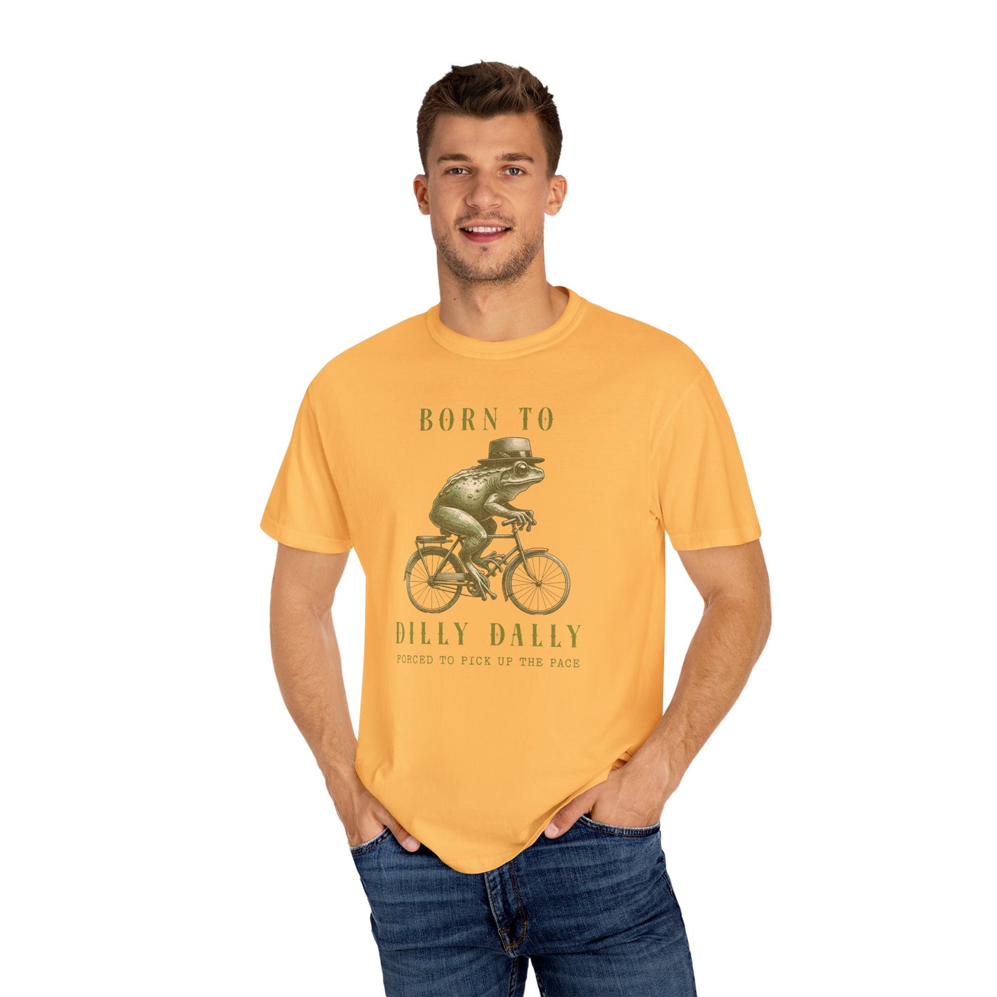 Dilly Dally Funny Frog T-Shirt Retro Froggy Meme Shirt Vintage Frog And Toad Aesthetic Frog Lover Gift For Her Birthday Viral Trendy Shirt T-Shirt Printify