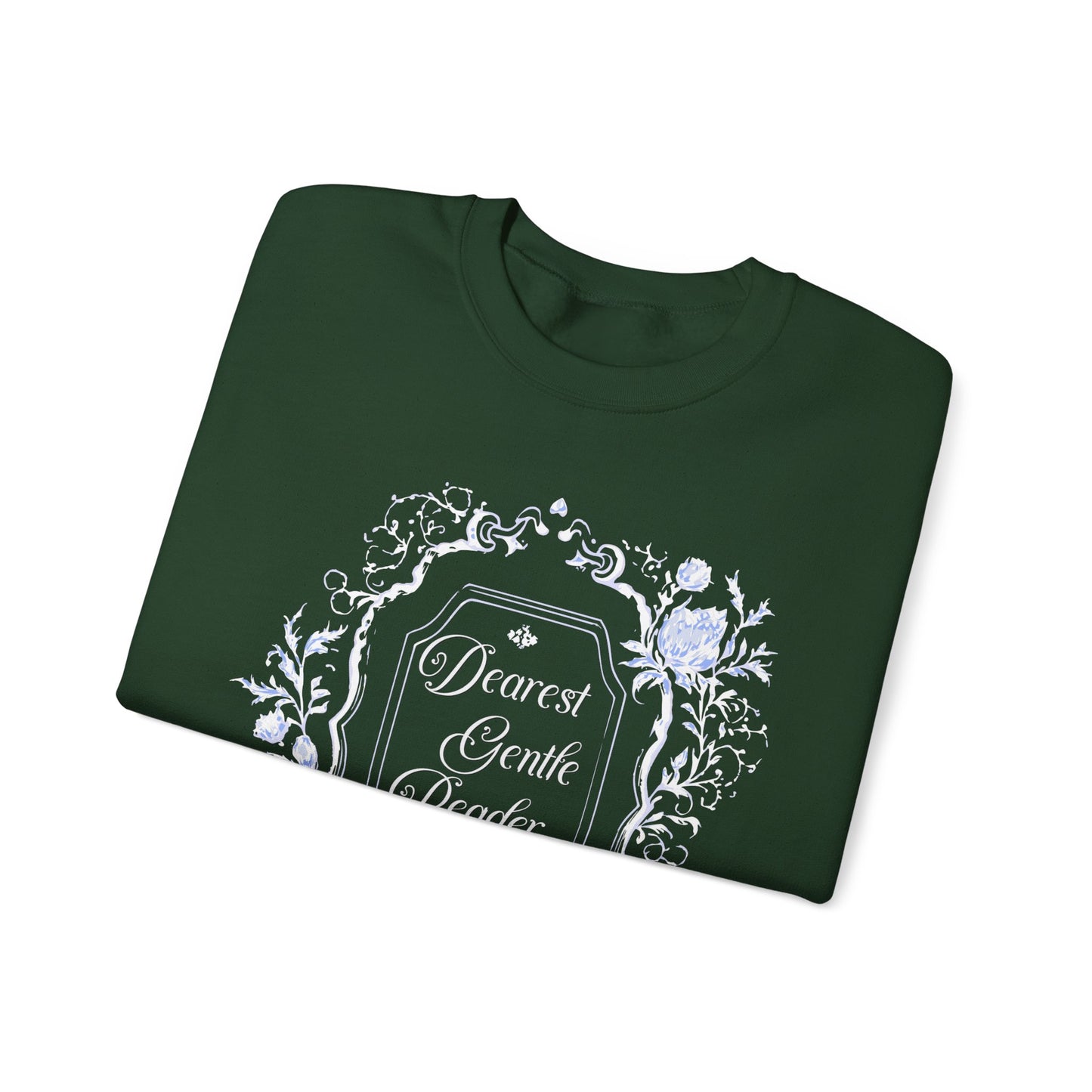 Dearest Gentle Reader Sweatshirt Regency England Ton Society Papers Gift For Historical Romance Fan Drama Romance Reader Gift Bookclub Gift Sweatshirt Printify