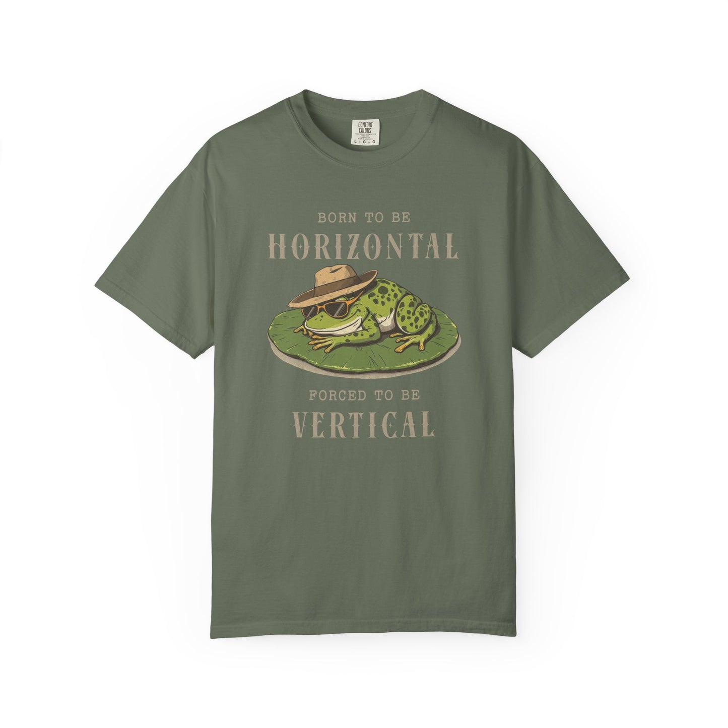 Funny Frog T-Shirt Retro Vibes Cute Froggy Meme Shirt Vintage Frog And Toad Aesthetic Frog Lover Gift For Her Birthday Viral Trendy Shirt T-Shirt Printify Moss S