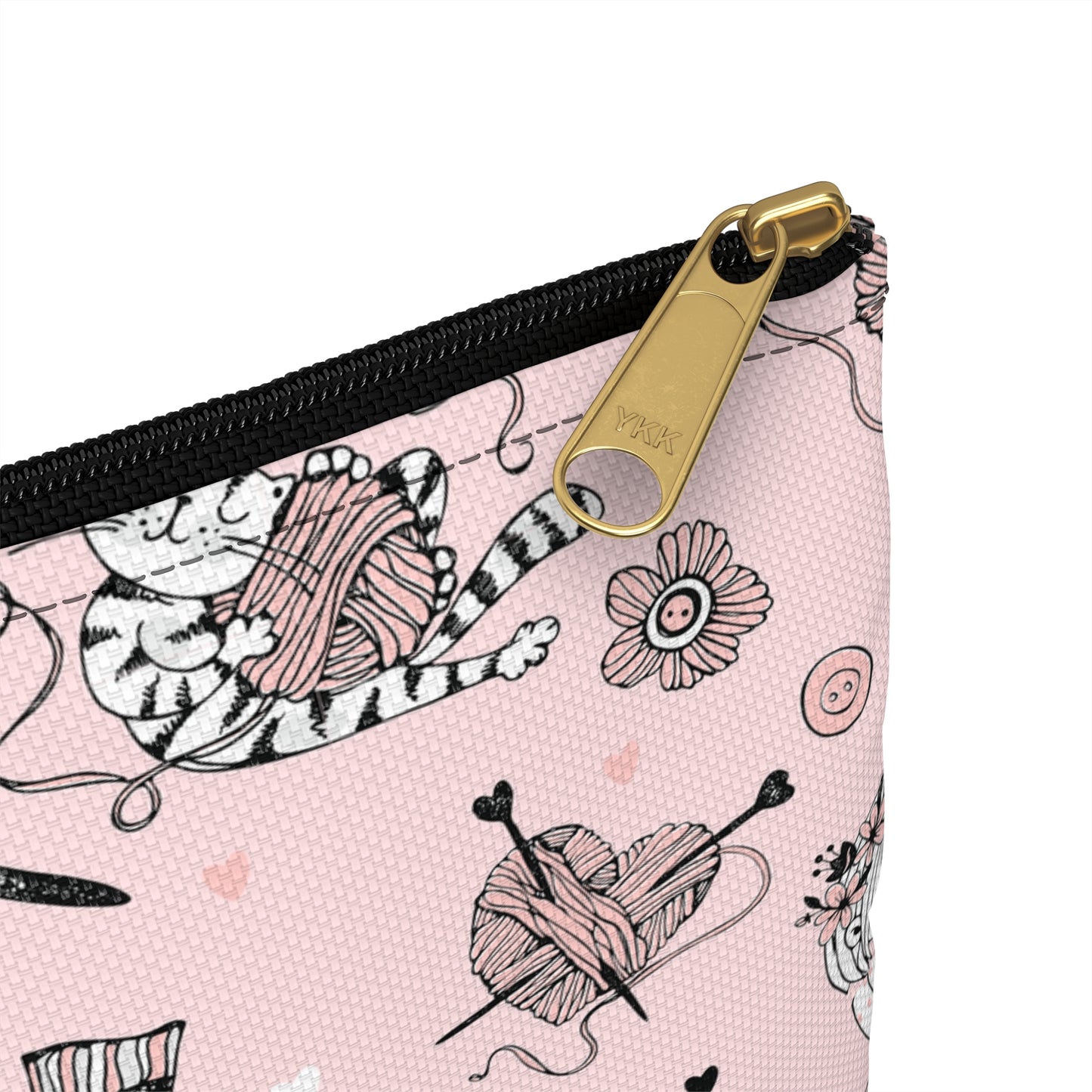 Crochet, Knitting or Crafting Accessory Pouch, Crochet Gift, Knitting Gift, Craft Organization or Storage Bag or Pouch. Bags Printify