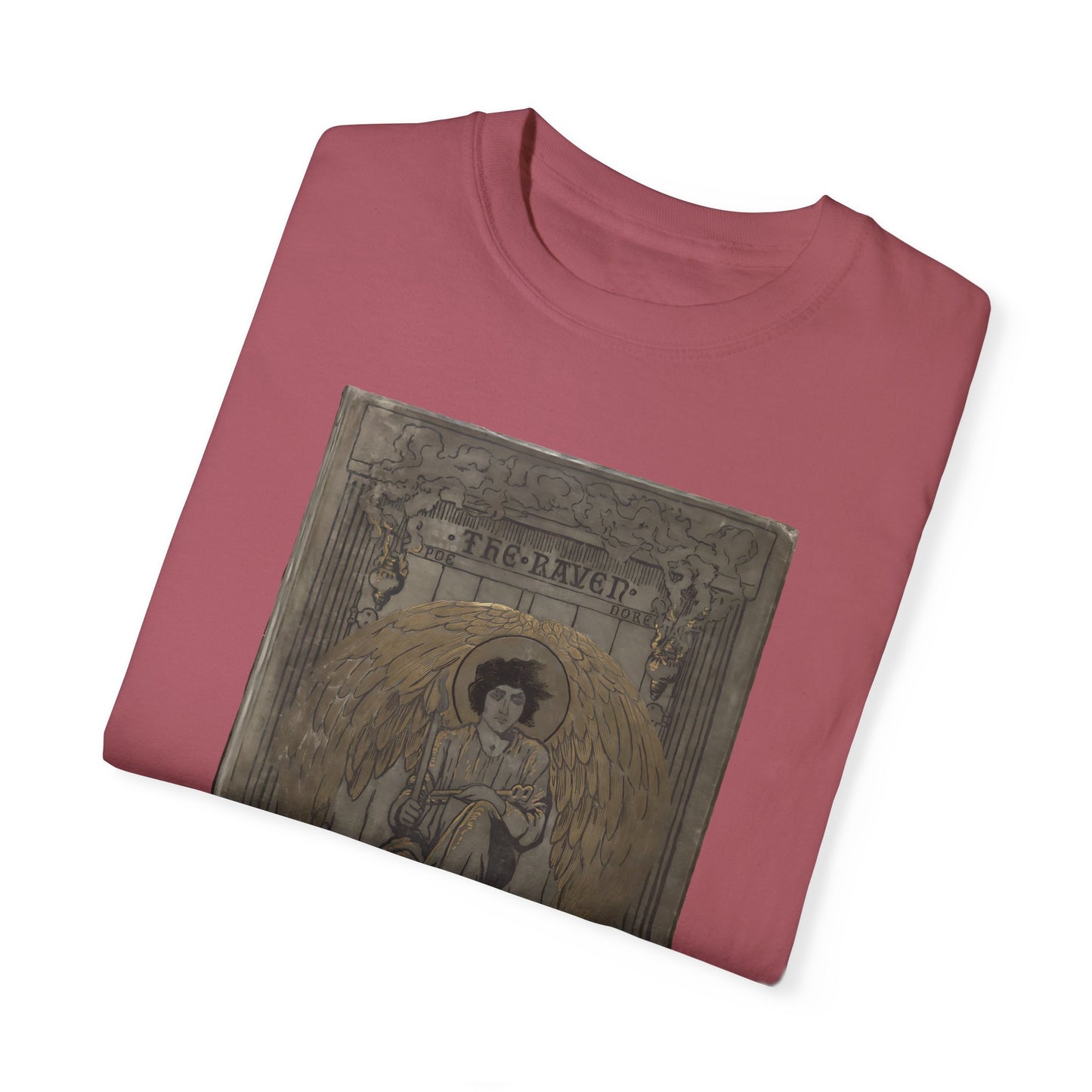 Edgar Allan Poe T-Shirt The Raven First Edition Gift For Poe Lovers Literary Shirt Nevermore Darkness There Gothic Whimsigoth Dark Academia T-Shirt Printify
