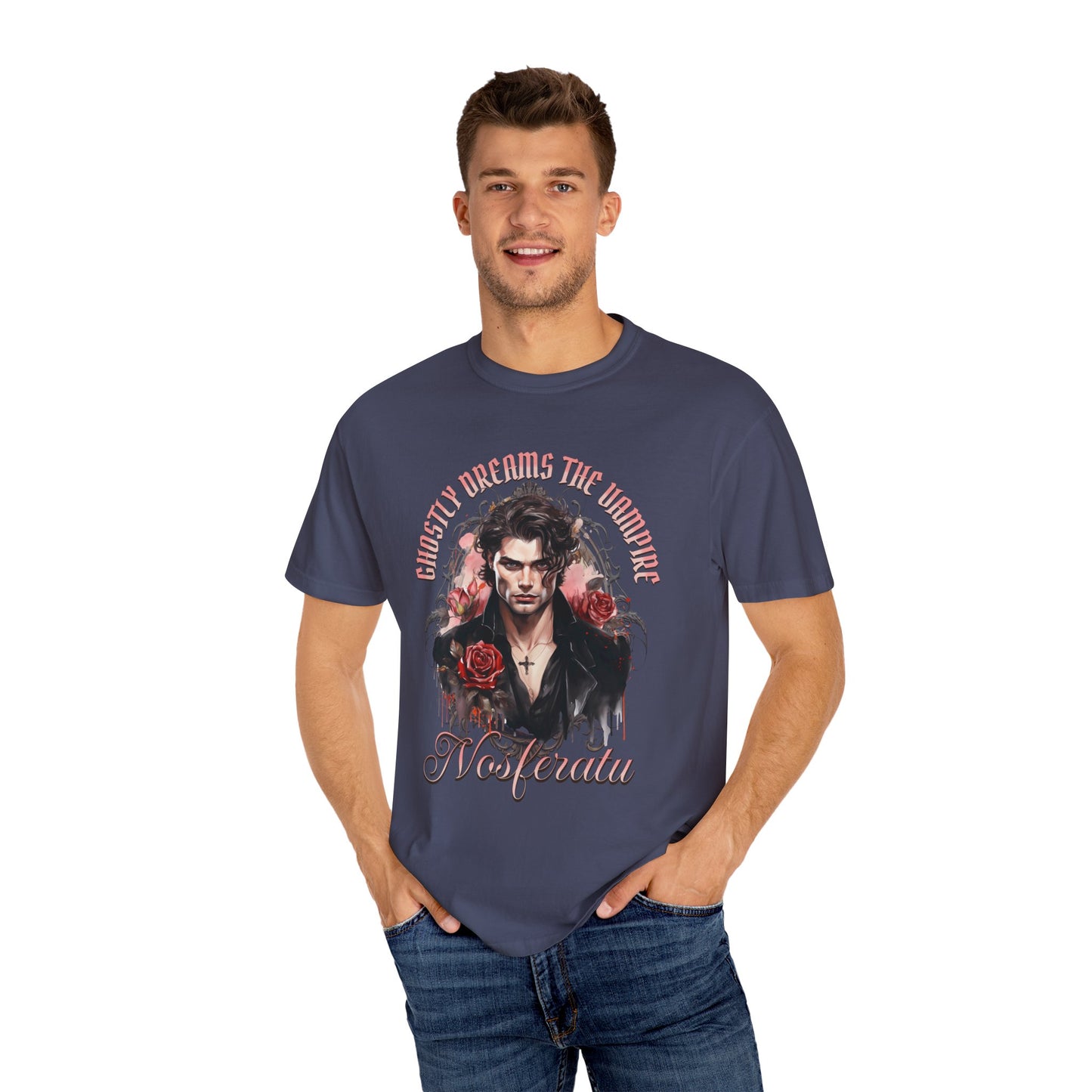 Vampire Nosferatu TShirt Dark Romance Gift For Vampire Lovers Mystic Falls Shirt Halloween Gift For Her Party Paranormal Romance Reader Gift T-Shirt Printify