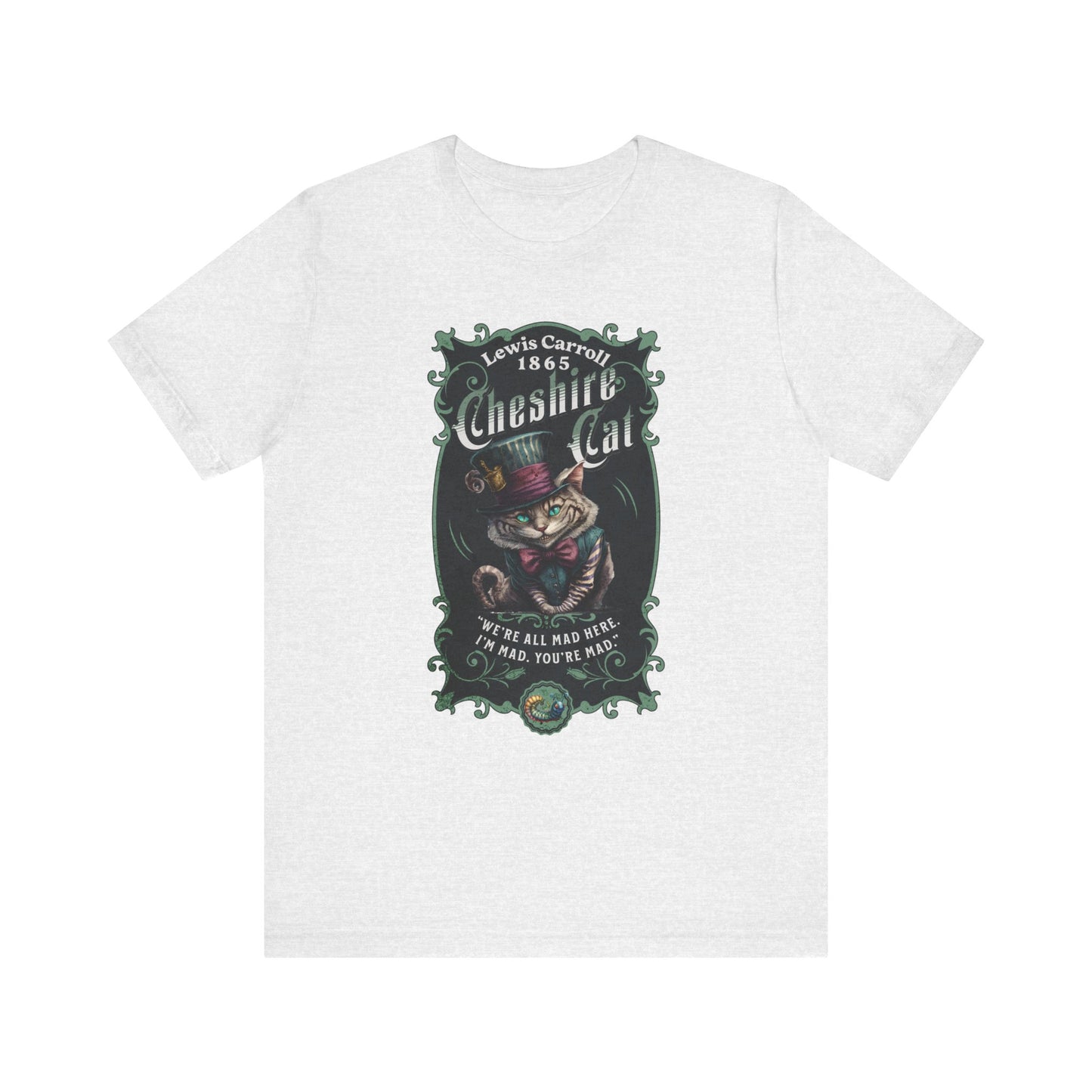 3001 Unisex Jersey Short Sleeve Tee Alice in Wonderland T-Shirt Printify Ash S