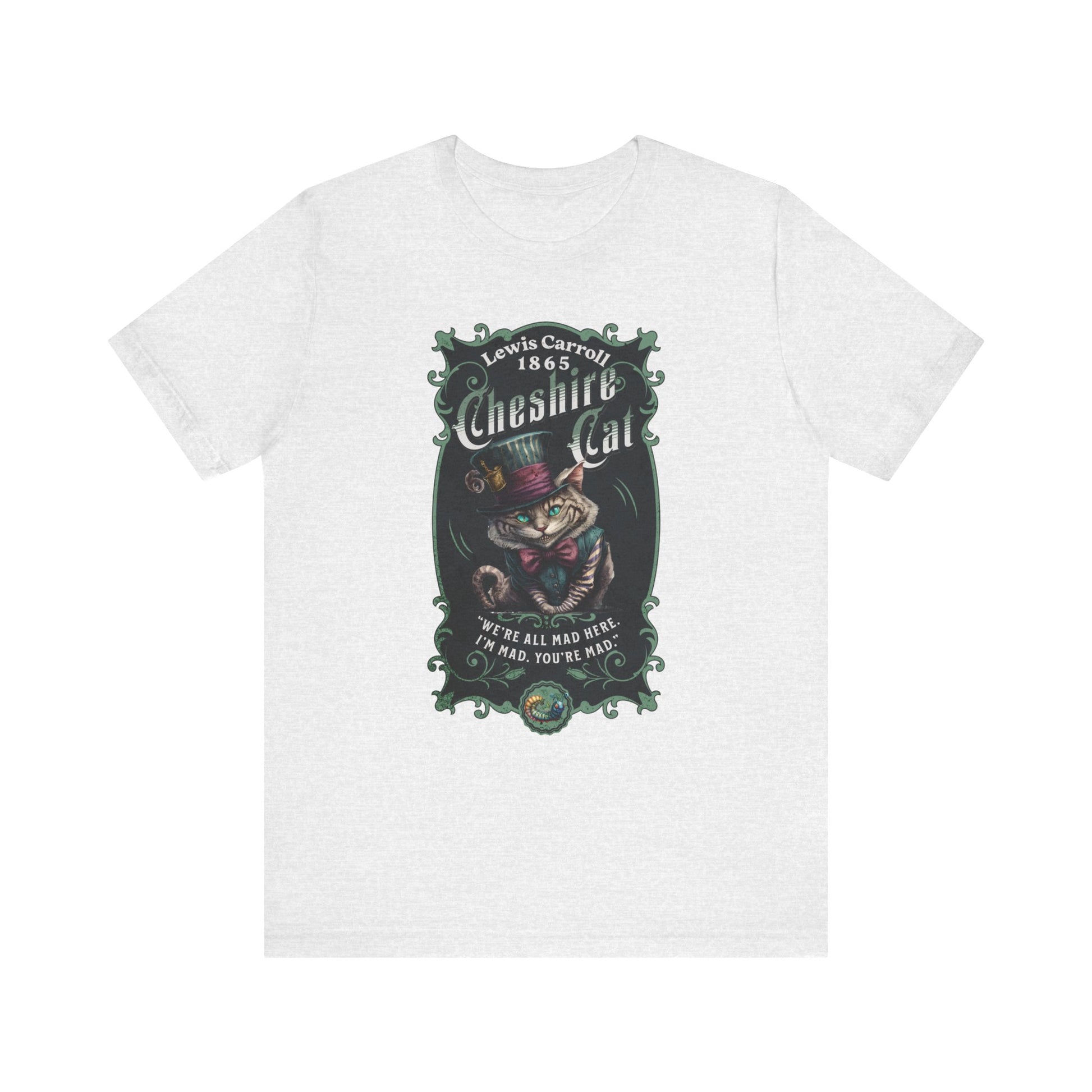 3001 Unisex Jersey Short Sleeve Tee Alice in Wonderland T-Shirt Printify Ash S