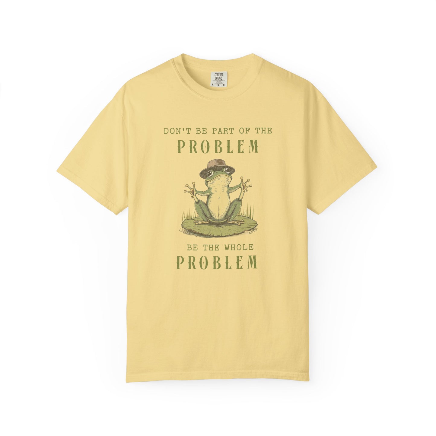 Funny Frog T-Shirt Retro Froggy Meme Shirt Vintage Frog And Toad Aesthetic Frog Lover Gift For Her Calm Vibes Birthday Viral Trendy Shirt T-Shirt Printify Butter S