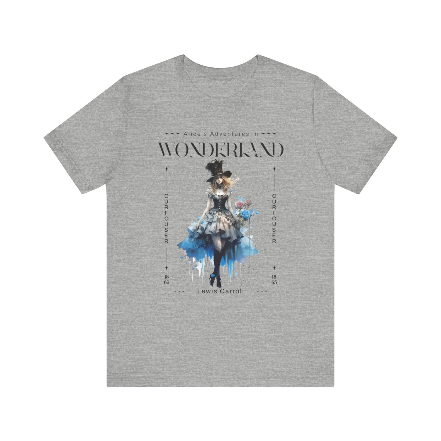 3001 Unisex Jersey Short Sleeve Tee Alice in Wonderland T-Shirt Printify Athletic Heather S