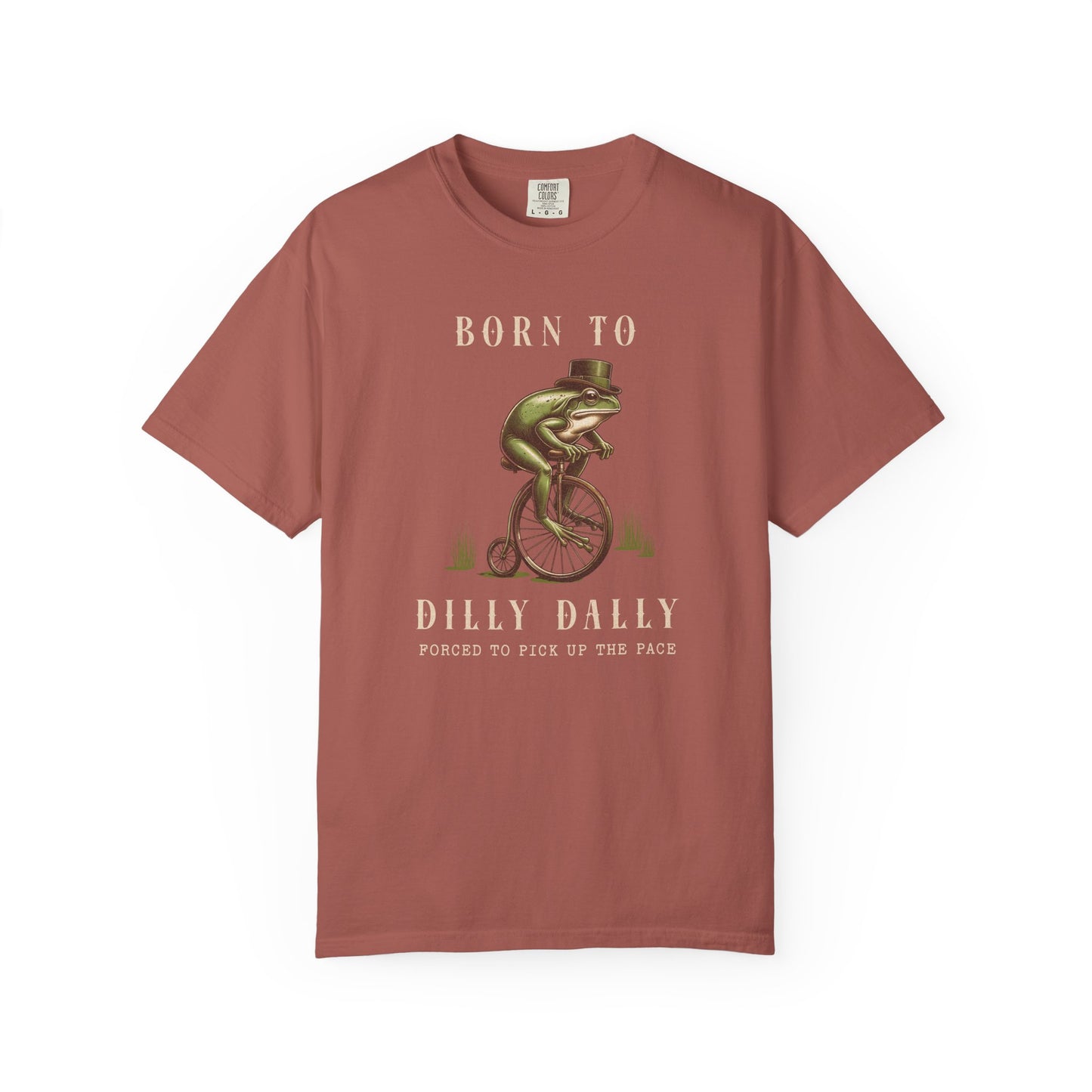 Dilly Dally Frog T-Shirt Retro Vibes Froggy Meme Shirt Vintage Frog And Toad Aesthetic Frog Lover Gift For Her Birthday Viral Trendy Shirt T-Shirt Printify Cumin S
