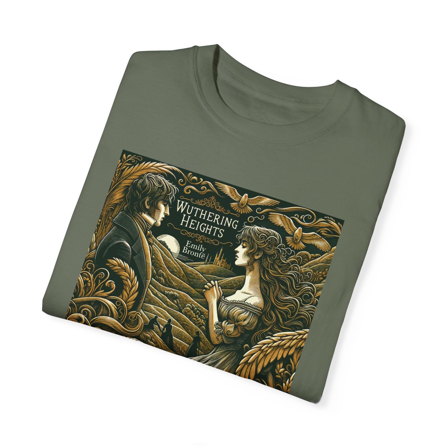 Wuthering Heights T-Shirt Emily Brontë Romantasy Literarure Shirt Bookish Academia Gift For Her Birthday Heathcliffe Bookclub Booknerd Tee