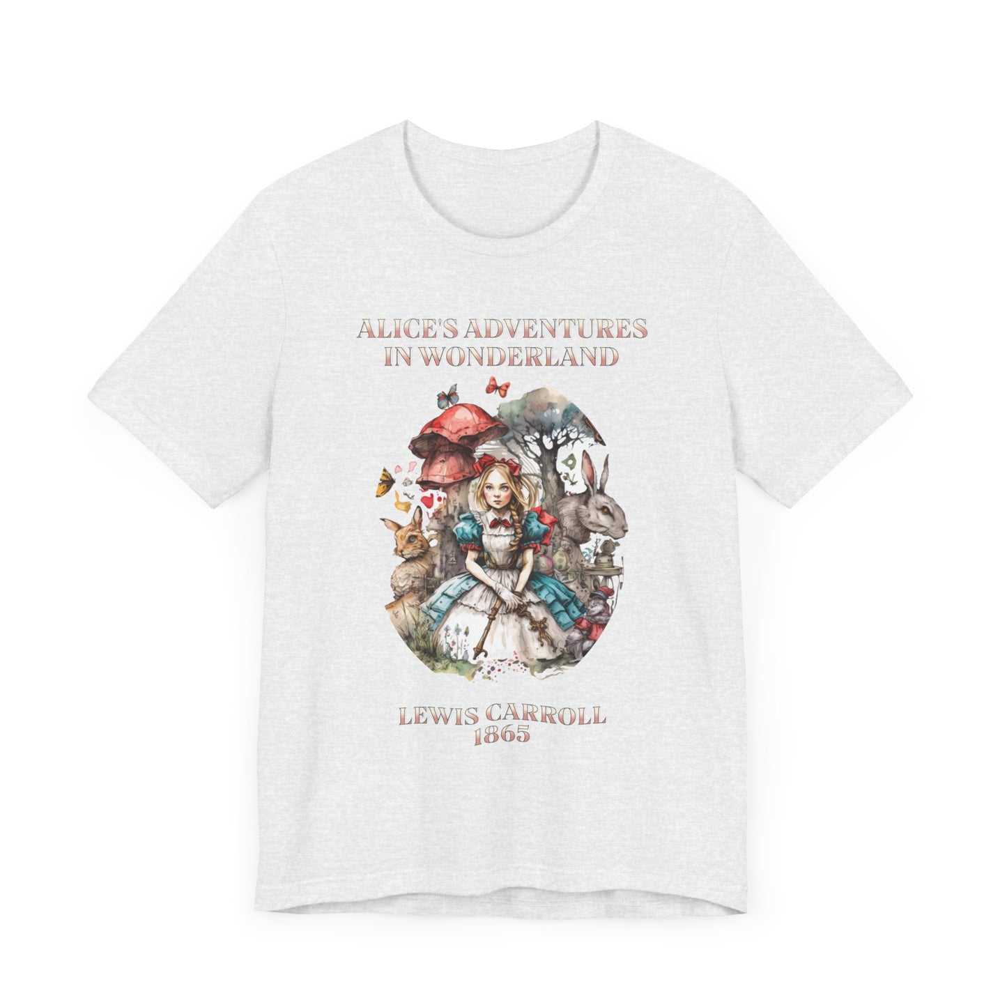 Unisex Jersey Short Sleeve Tee Alice in Wonderland T-Shirt Printify