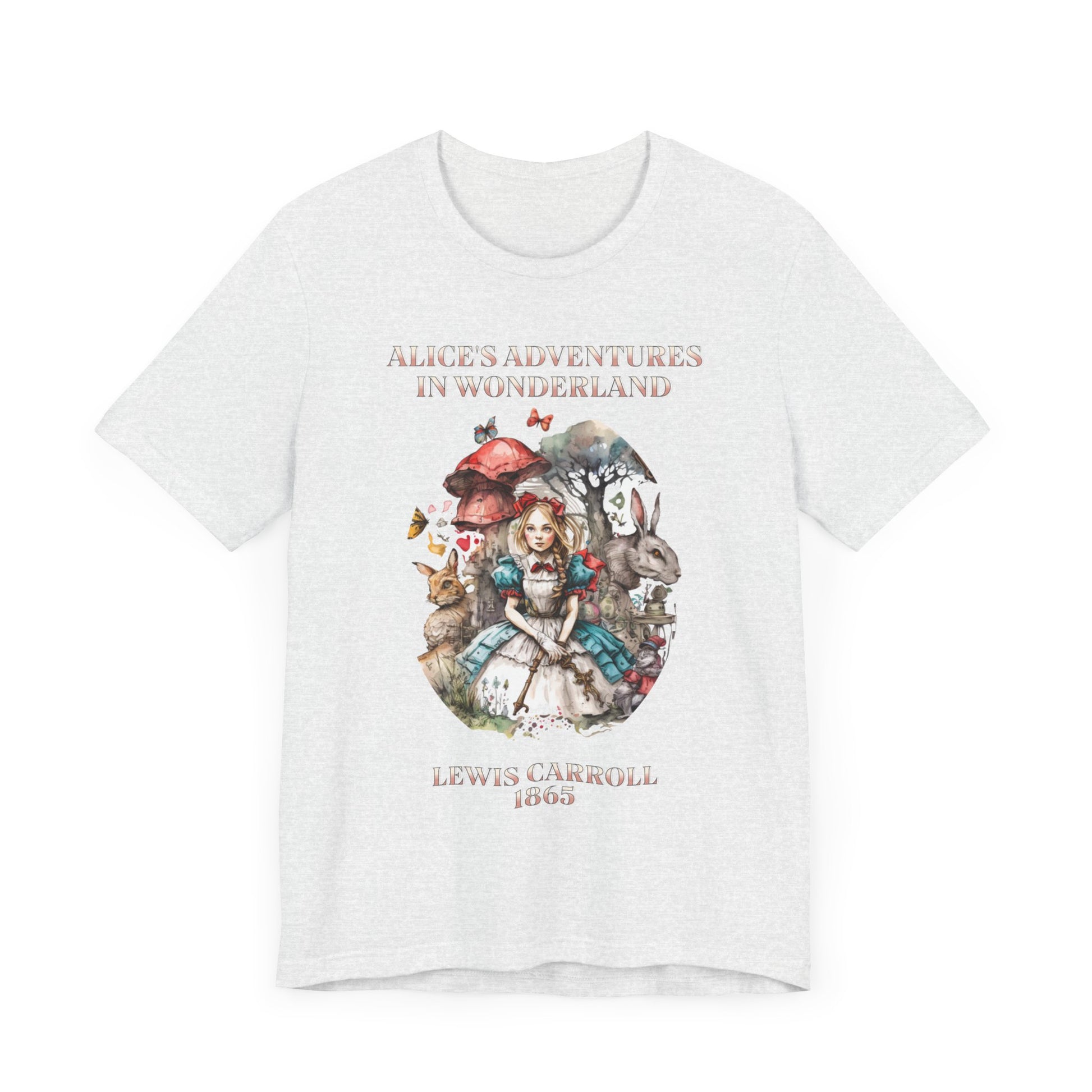 Unisex Jersey Short Sleeve Tee Alice in Wonderland T-Shirt Printify