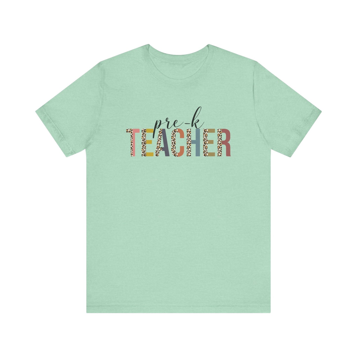 Cute Teacher TShirt Gift, Education Tee, Elementary School Teacher Appreciation, Funny Back To School Shirt, Teacher T-Shirt, Teacher Tee T-Shirt Printify Heather Mint XS