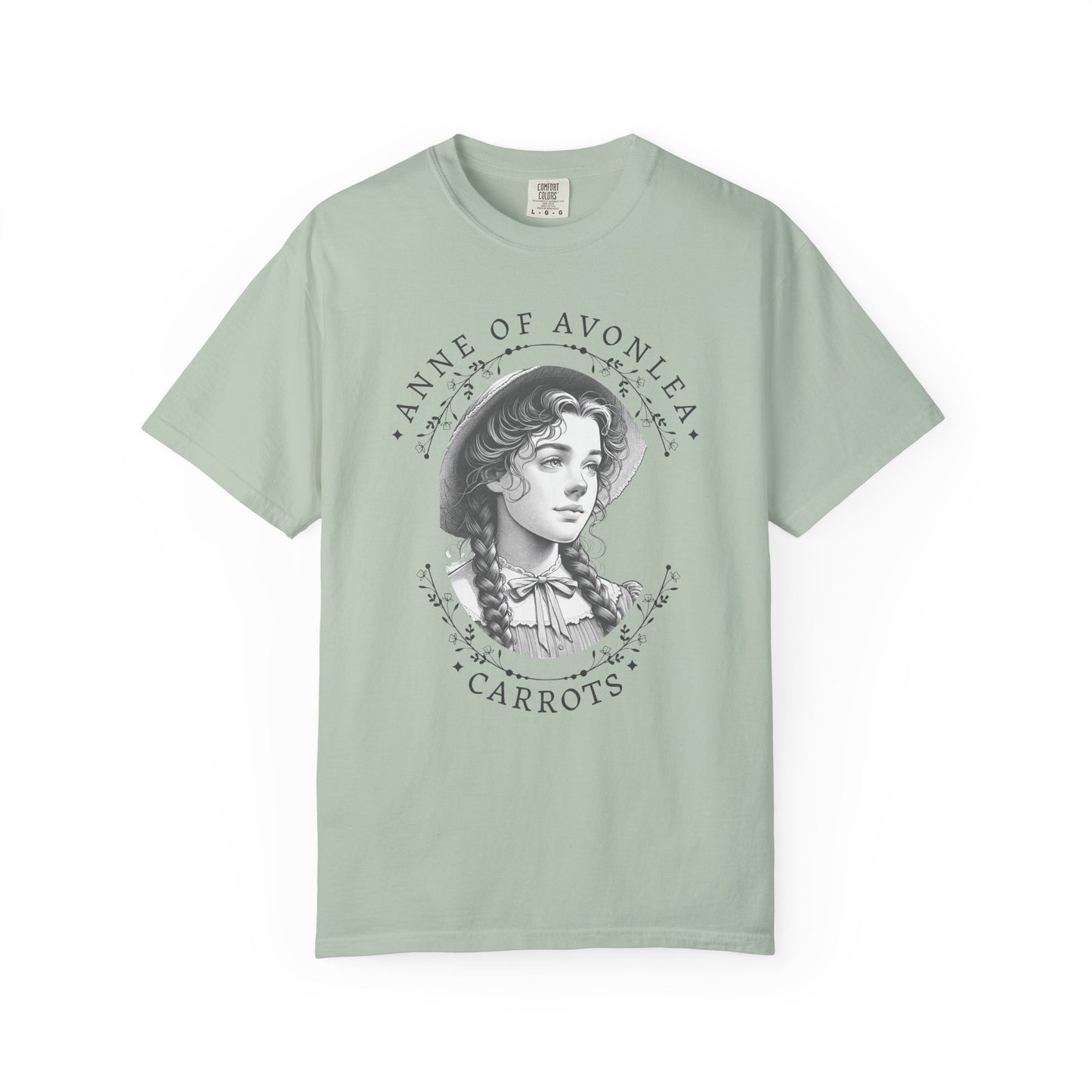 Vintage Anne of Avonlea T-Shirt, Anne of Green Gables Merch Literary Gift Book Lover Tee Anne With An E Carrots Design L.M. Montgomery Fan T-Shirt Printify Bay S