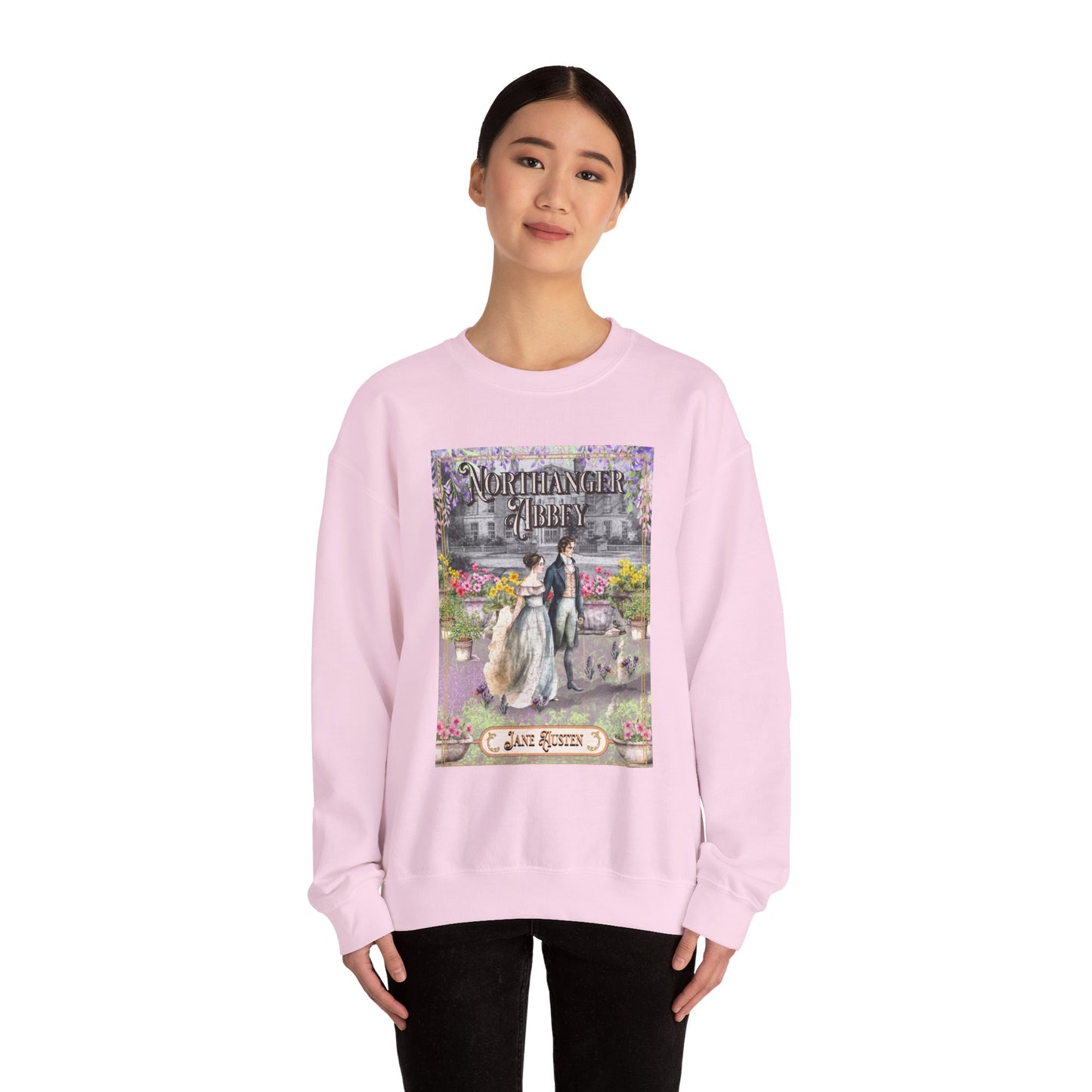 Jane Austen Sweatshirt, Northanger Abbey Historical Romance Sweater, Bookish Literary Jane Austen Fan Art Gift, Gift for Her, Bookclub Shirt Sweatshirt Printify