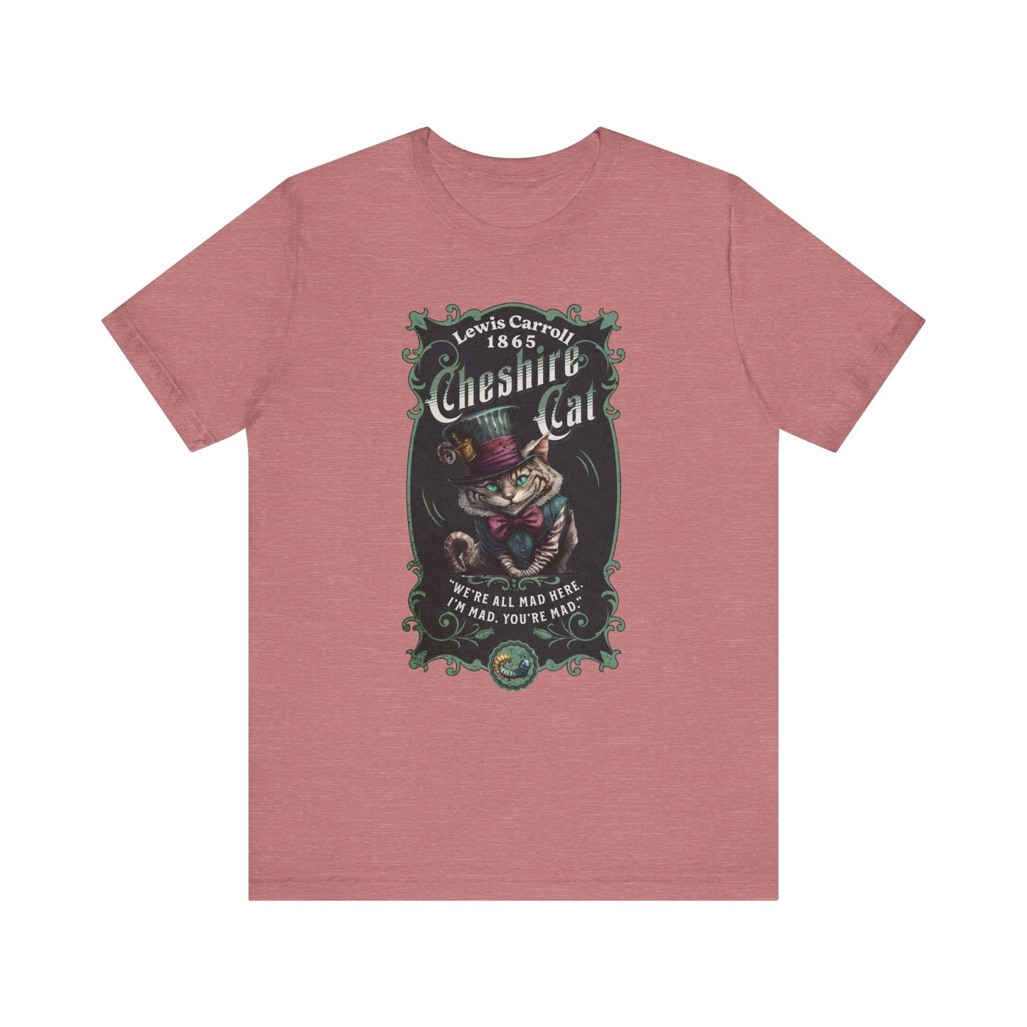 3001 Unisex Jersey Short Sleeve Tee Alice in Wonderland T-Shirt Printify Heather Mauve S