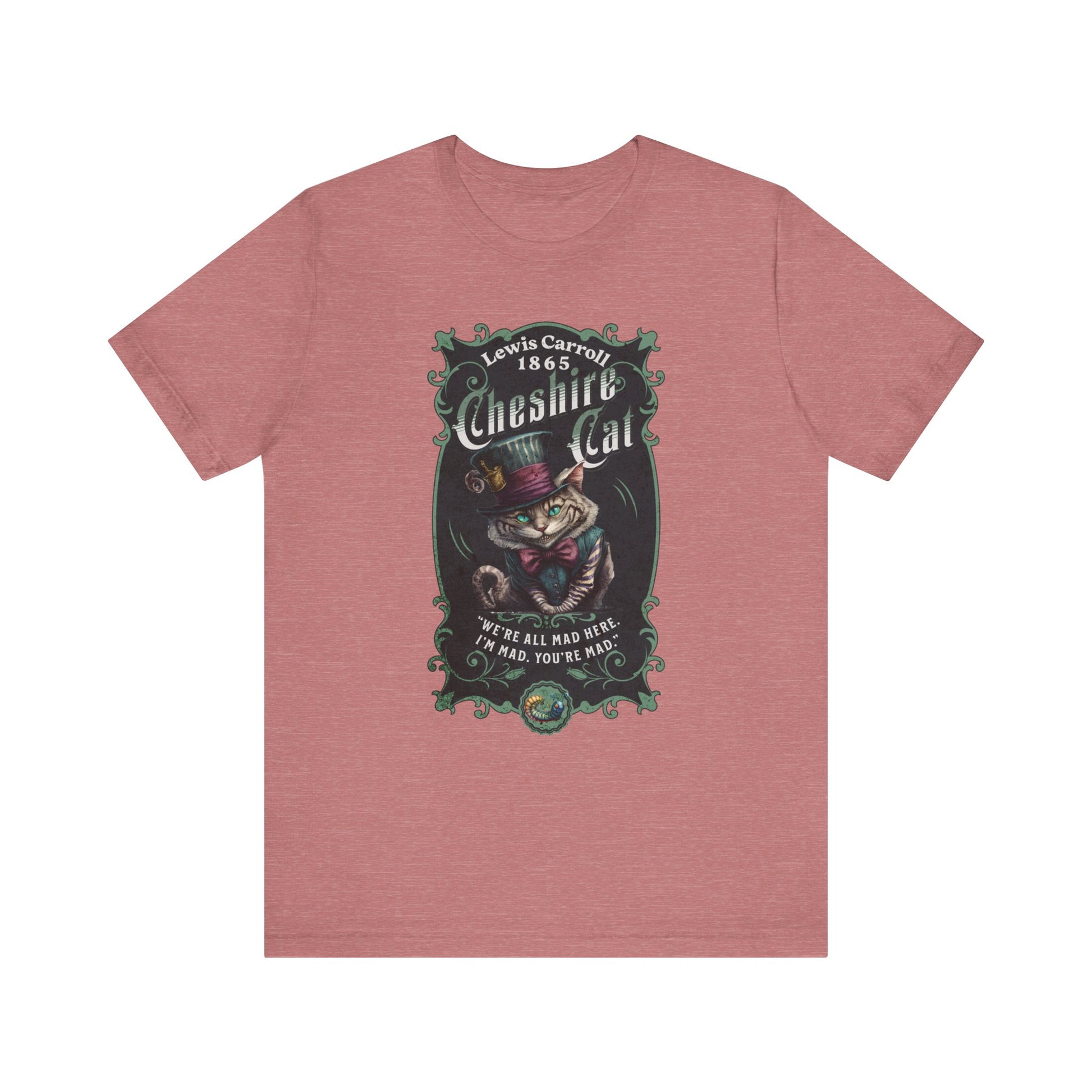 3001 Unisex Jersey Short Sleeve Tee Alice in Wonderland T-Shirt Printify Heather Mauve S