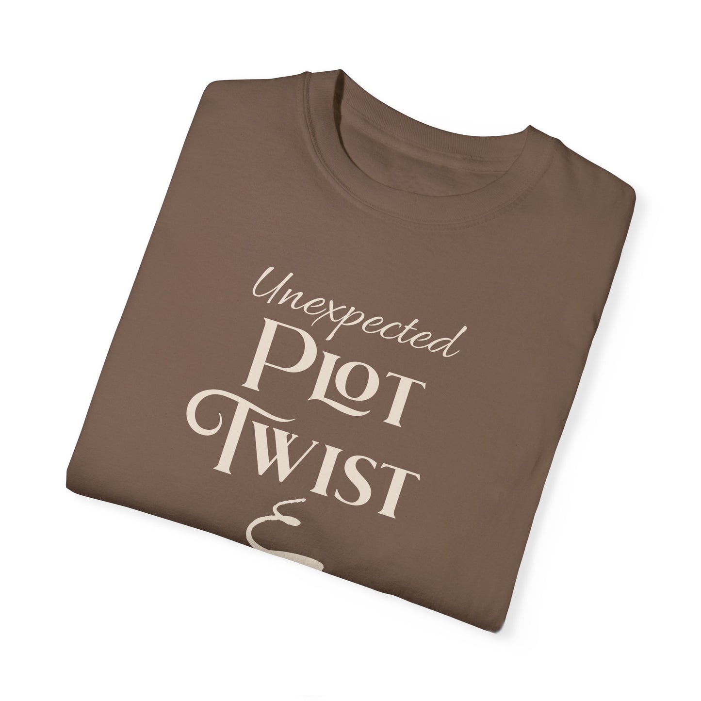 Plot Twist T-Shirt Author Shirt Pregnancy Announcement For Expecting Blog Writers Journalists Gift For Her Baby Shower Gift Baby Reveal T-Shirt Printify