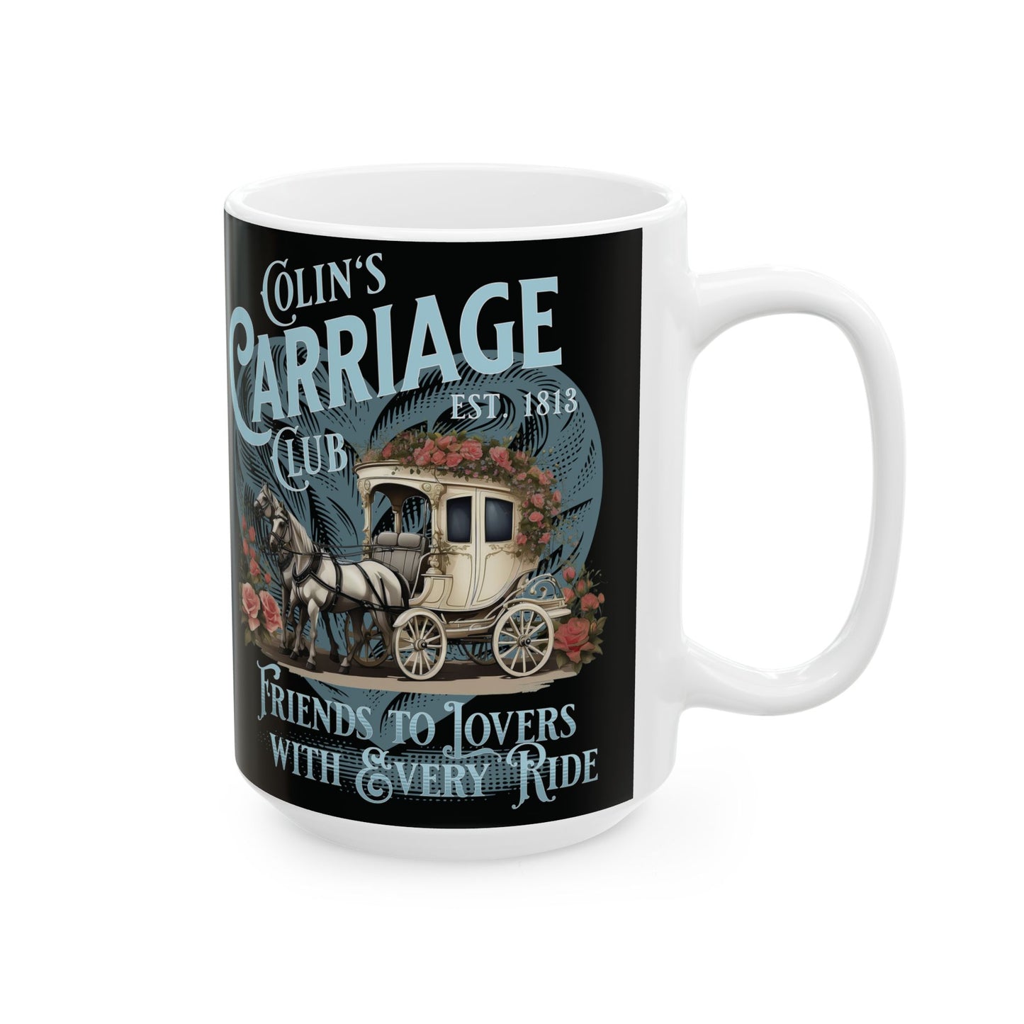 Colins Carriage Club Mug Regency England Ton Society Gift For Bridgerton Fan Historical Drama Penelope Romance Reader Gift Bookclub Gift Mug Printify