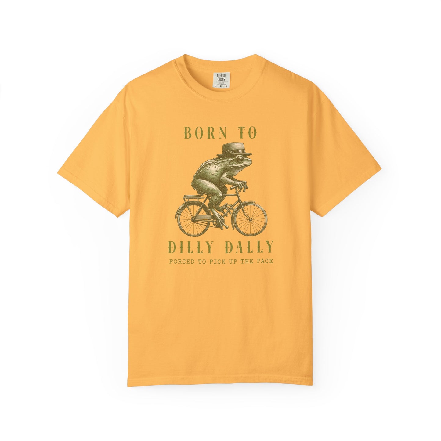 Dilly Dally Funny Frog T-Shirt Retro Froggy Meme Shirt Vintage Frog And Toad Aesthetic Frog Lover Gift For Her Birthday Viral Trendy Shirt T-Shirt Printify Citrus S