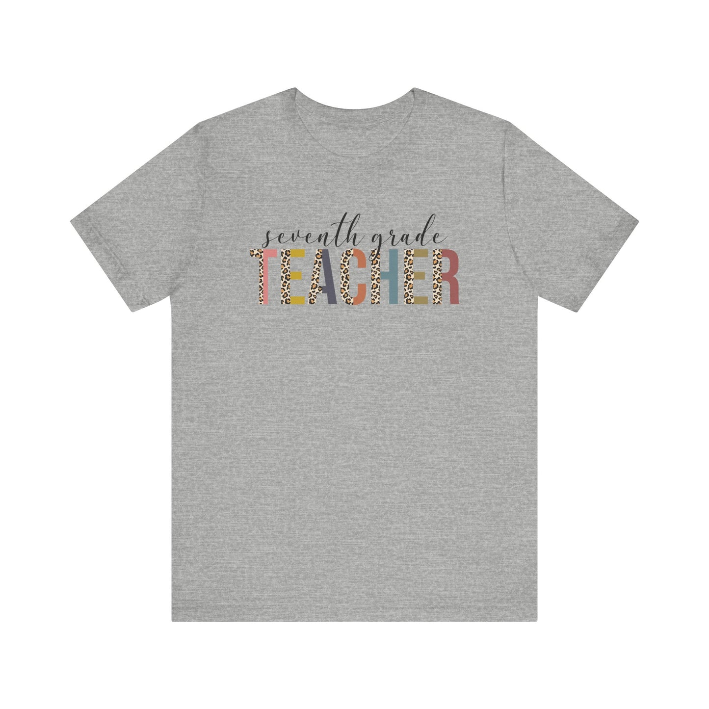 Cute Teacher TShirt Gift, Education Tee, Elementary School Teacher Appreciation, Funny Back To School Shirt, Teacher T-Shirt, Teacher Tee T-Shirt Printify Athletic Heather XS