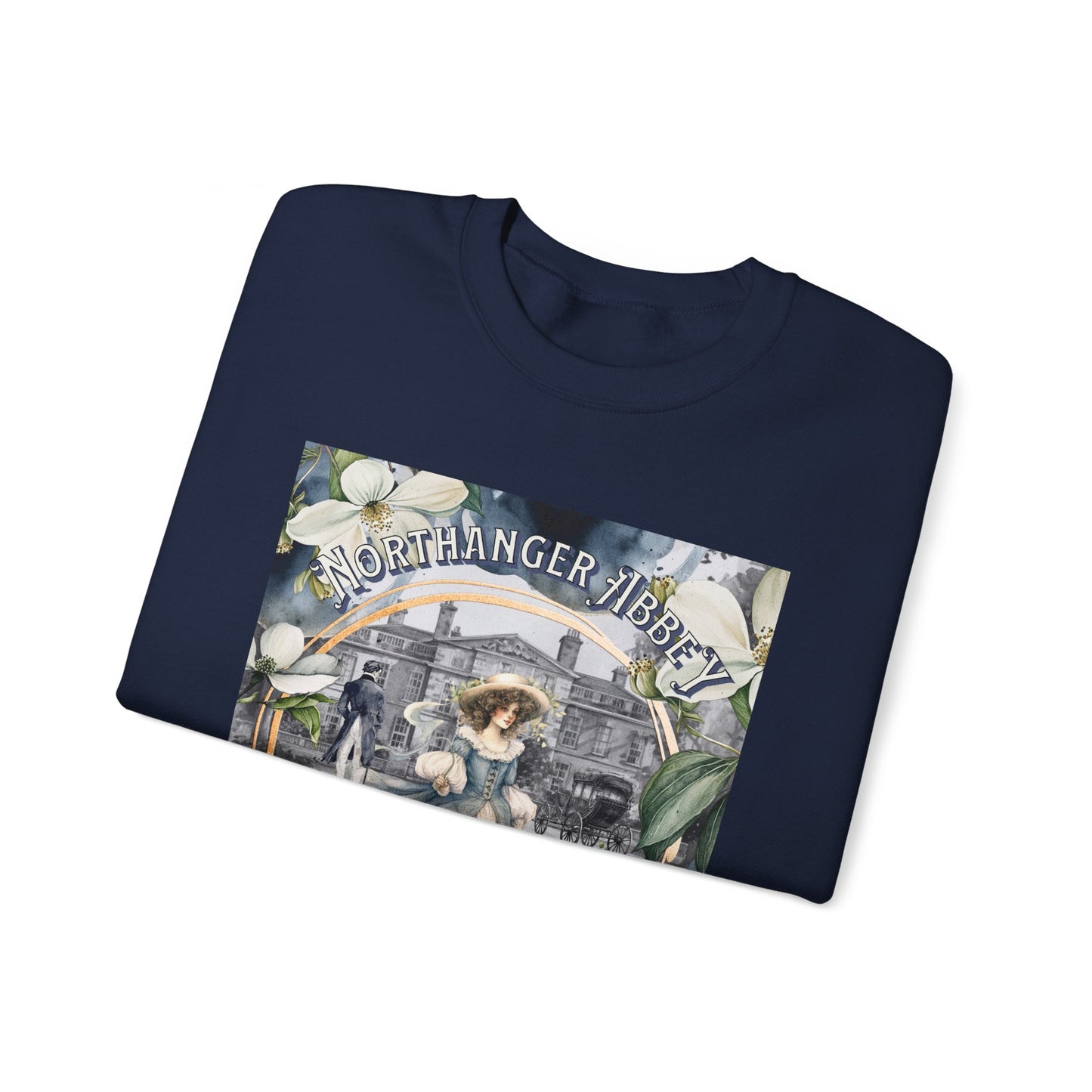 Jane Austen Sweatshirt, Northanger Abbey Historical Romance Sweater, Bookish Literary Jane Austen Fan Art Gift, Gift for Her, Bookclub Shirt Sweatshirt Printify