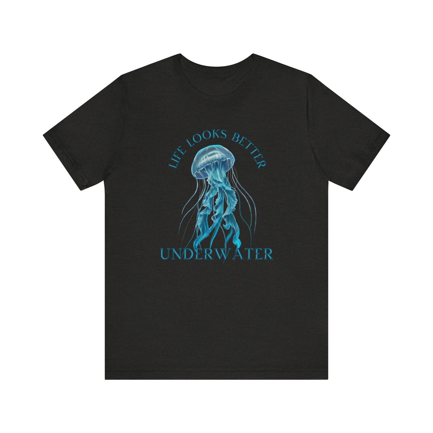 Scuba Diving Gift, Snorkel Tee, Scuba Diving Shirt, Scuba Diver Gift, Ocean Lover TShirt, Gifts For Scuba Divers, Diving Shirt Water Fun Te T-Shirt Printify Black Heather XS