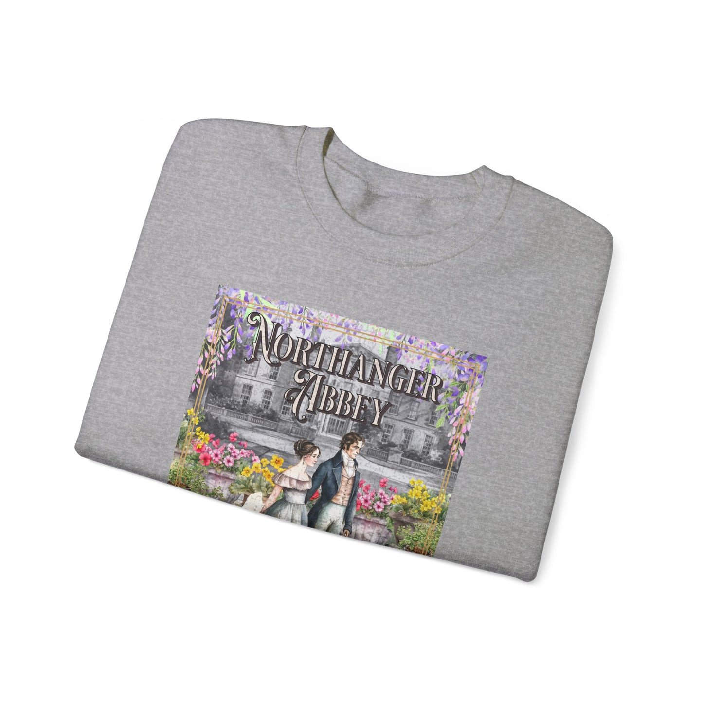 Jane Austen Sweatshirt, Northanger Abbey Historical Romance Sweater, Bookish Literary Jane Austen Fan Art Gift, Gift for Her, Bookclub Shirt Sweatshirt Printify