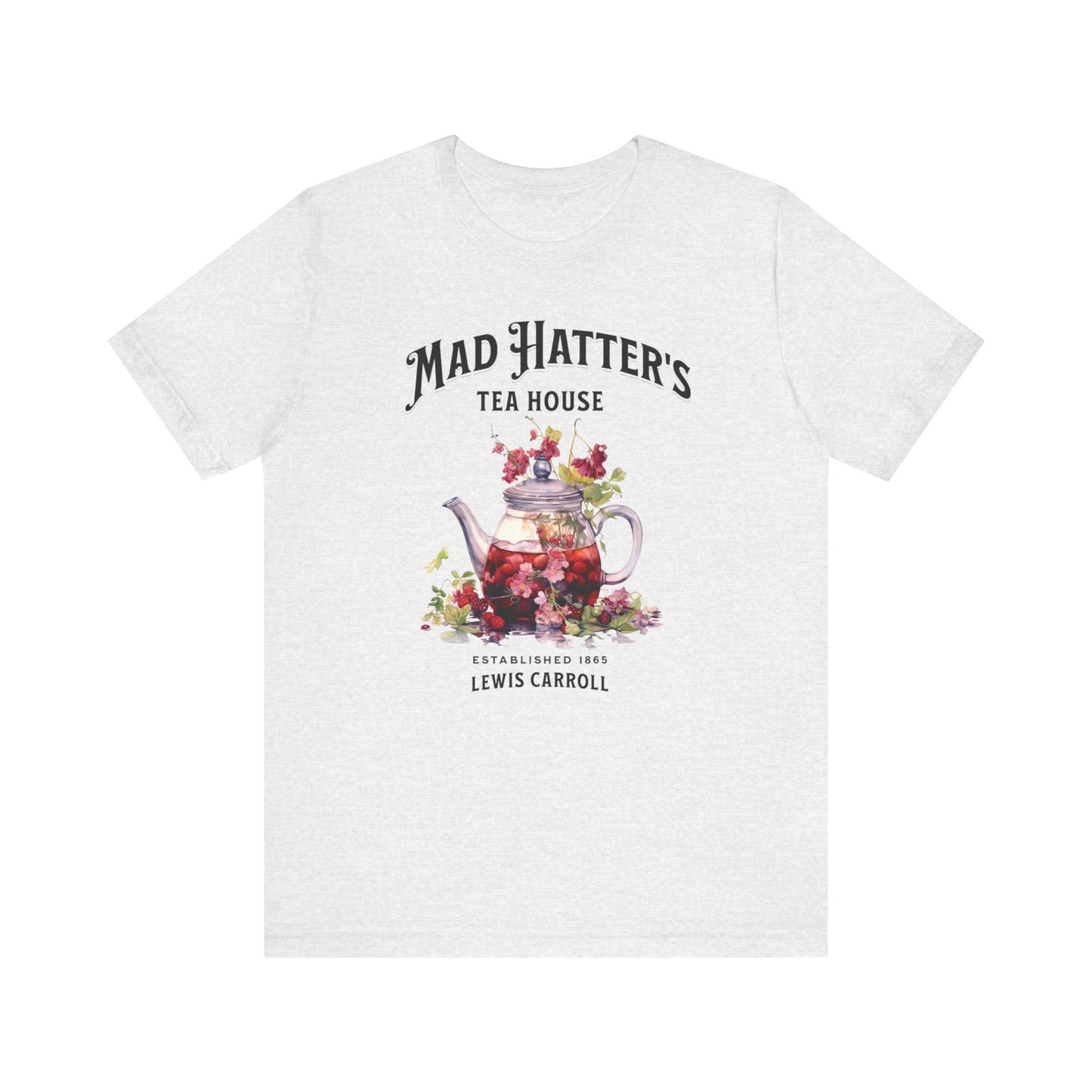 3001 Unisex Jersey Short Sleeve Tee Alice in Wonderland T-Shirt Printify Ash S